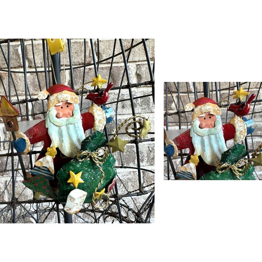 Designer × Vintage NWT VTG Kurt Adler Santa Cardinal Birdhouse Christmas Tree Size ONE SIZE - 4 Thumbnail