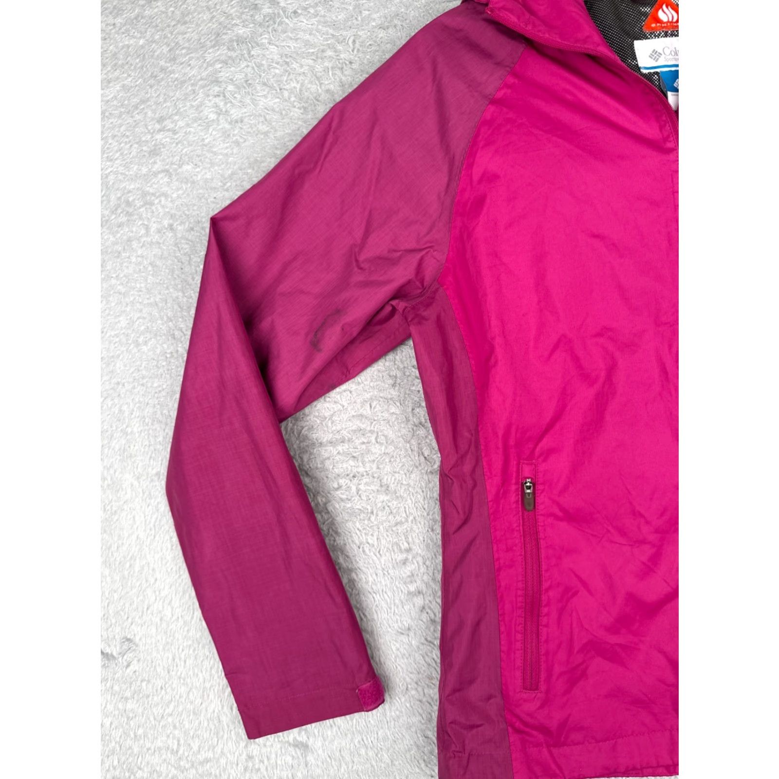 Pinko Columbia Jacket Womens Small Pink Full Zip Omni-Heat Softshell Hooded Jacket Size S / US 4 / IT 40 - 7 Thumbnail