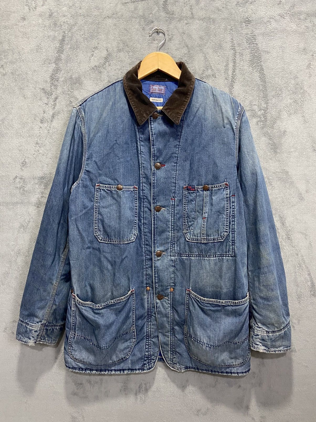 Blue Blue Japan Vintage Blue Blue Japan Arigato Denim Jacket Size US L / EU 52-54 / 3 - 1 Thumbnail