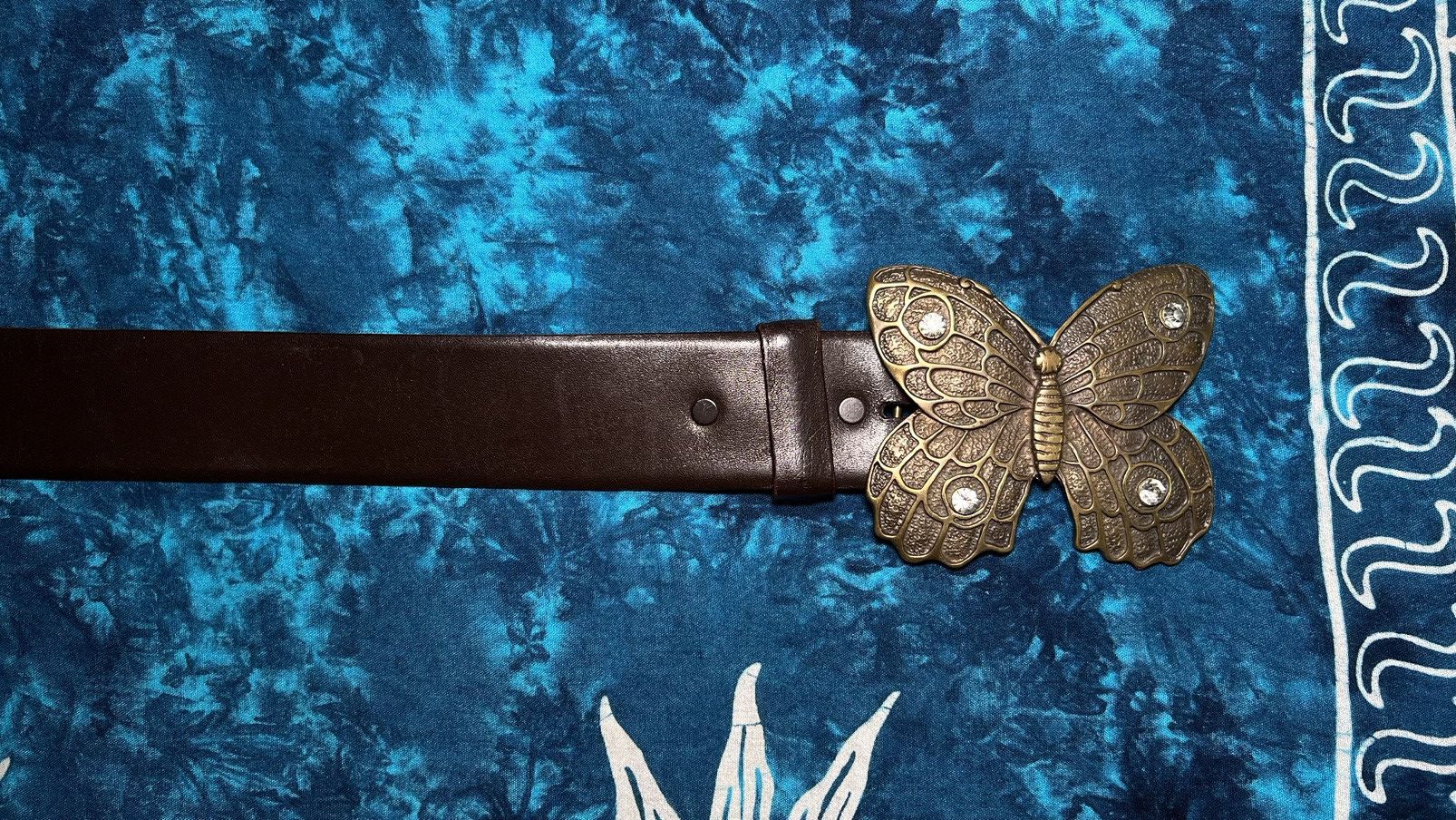 Vintage Vintage belts Butterfly made in Italy y2k Size 36 - 3 Thumbnail