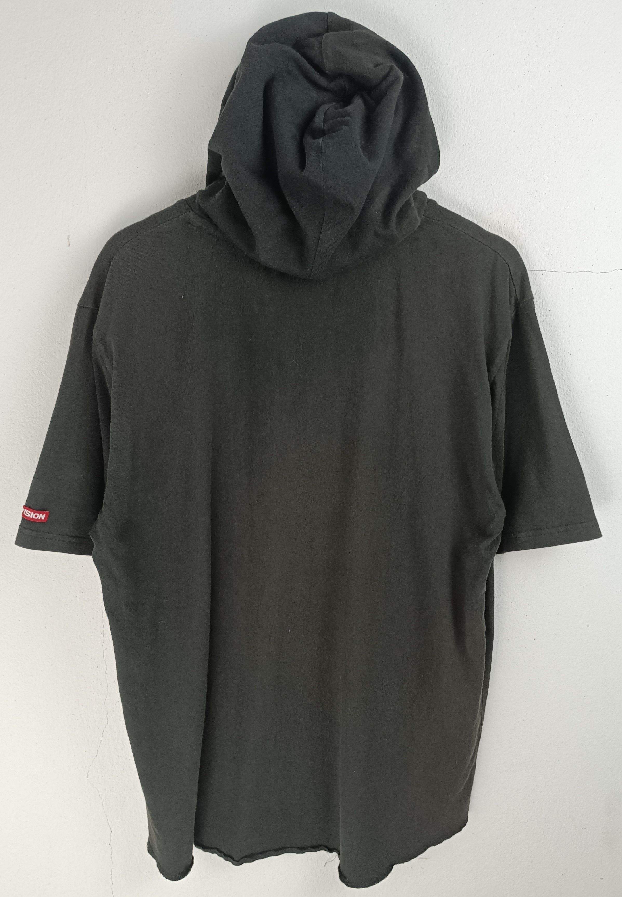 Vintage VINTAGE Y2K VISION STREETWEAR SHORT HOODIES VERY RARE Size US L / EU 52-54 / 3 - 4 Thumbnail