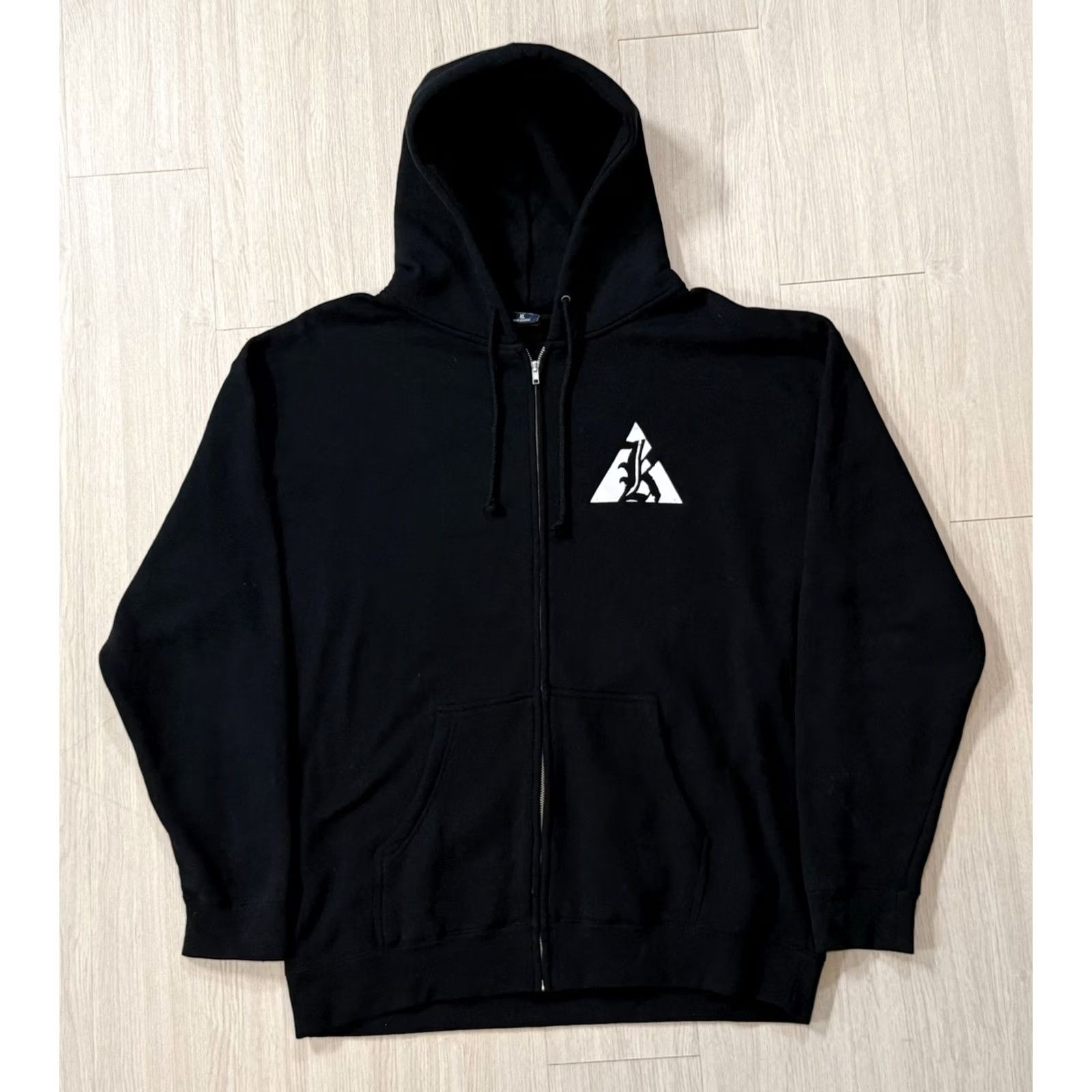 Vintage VINTAGE Kvelertak Owl Full-Zip Hoodie XL Mens Hoodie Black Graphic Print Size US XL / EU 56 / 4 - 2 Thumbnail