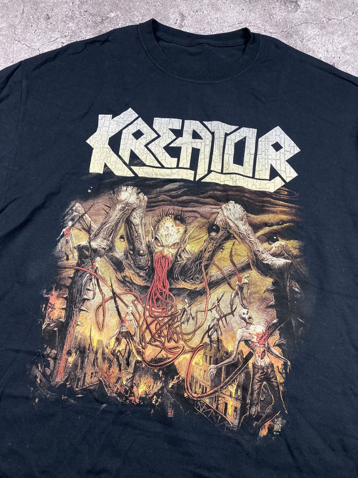 Band Tees × Vintage Kreator your vintage State of Unrest shirt band Size US XL / EU 56 / 4 - 2 Thumbnail