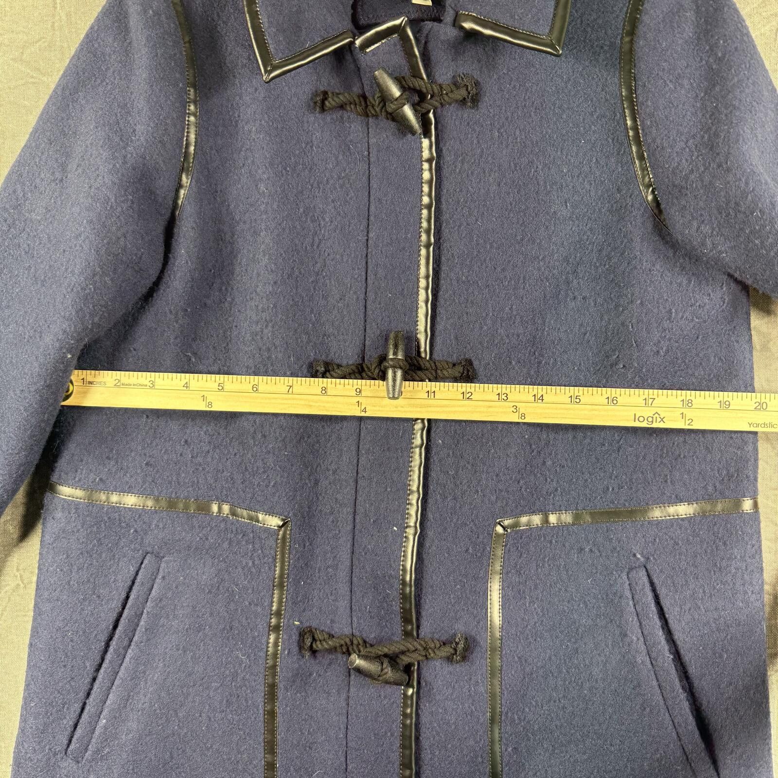 J.Crew J.Crew Coat Women's 2 Blue Collection Toggle Wool Cashmere Size XS / US 0-2 / IT 36-38 - 3 Thumbnail