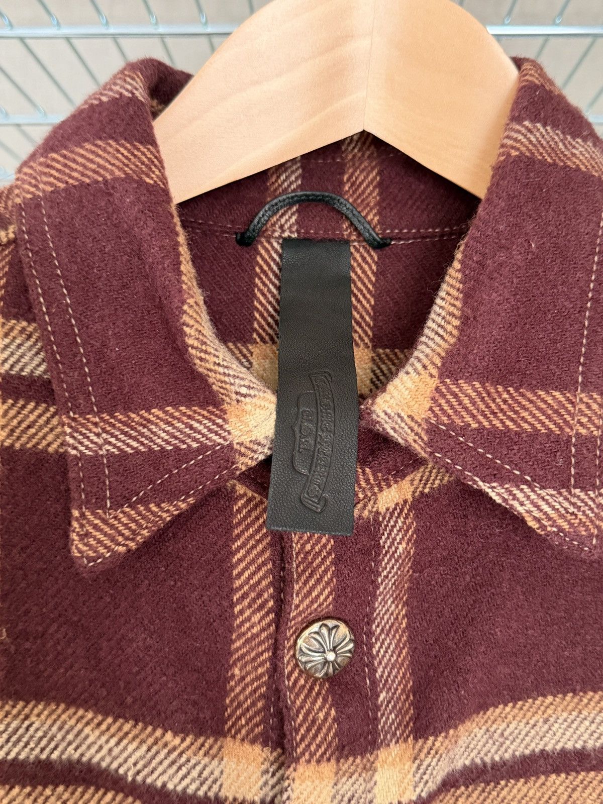 Chrome Hearts Chrome Hearts Workdog Red Flannel Shirt Size US S / EU 44-46 / 1 - 3 Thumbnail
