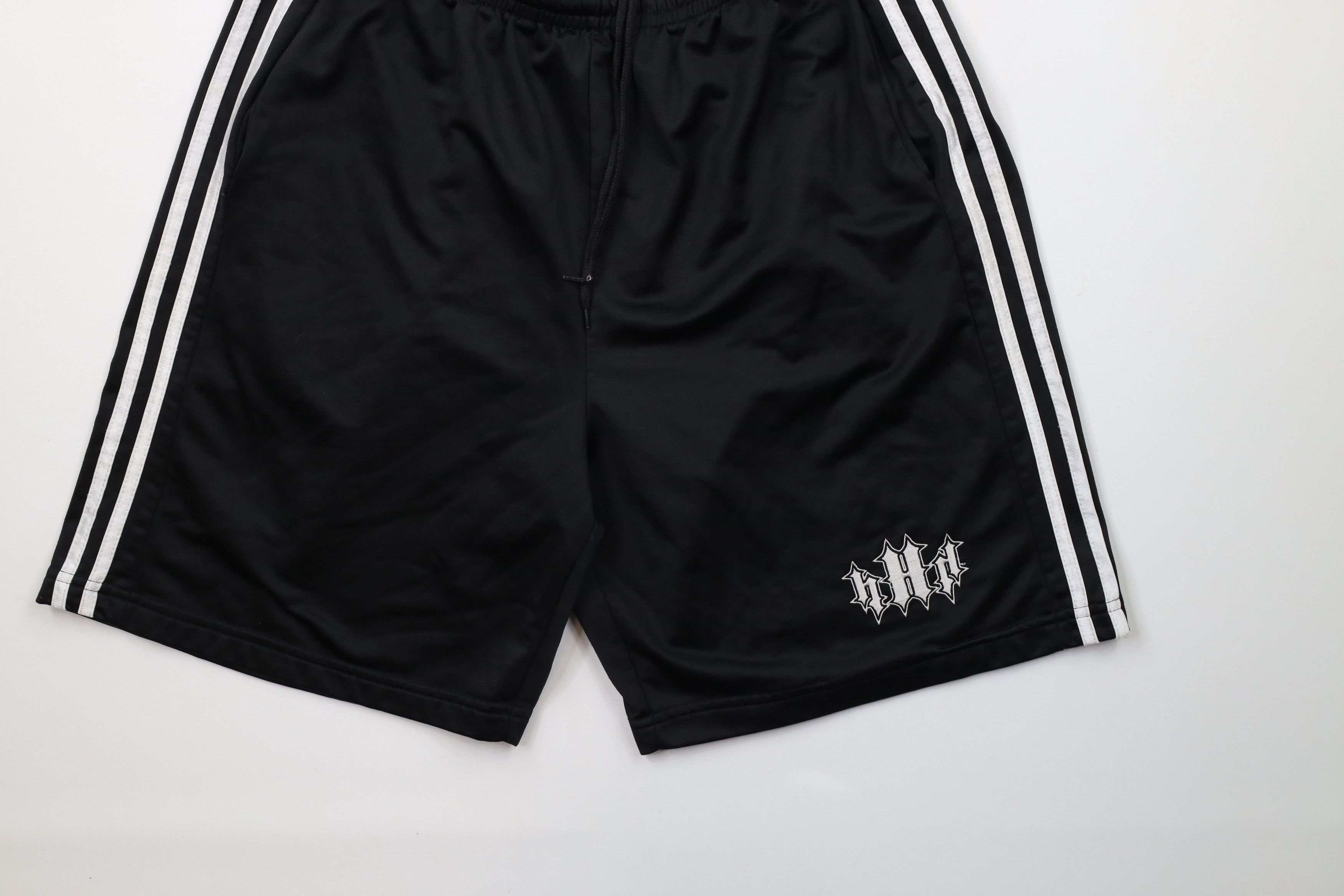 Vintage Vintage Y2K 2001 WWF Wrestling Striped Triple H Shorts Black Size US 34 / EU 50 - 4 Thumbnail
