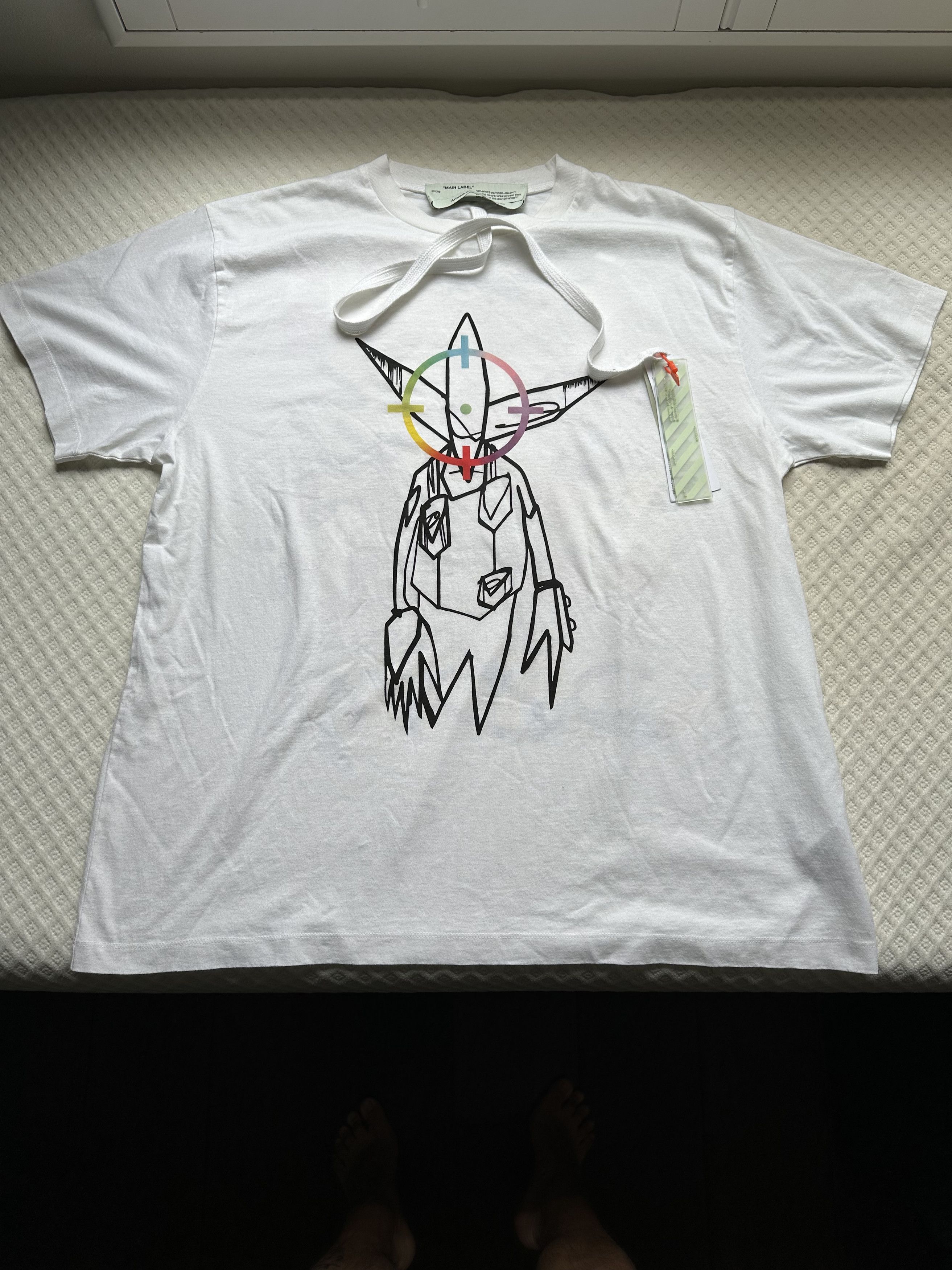 image of Off-White X Futura Alien Oversized Fit Shirt, Men's (Size Medium)