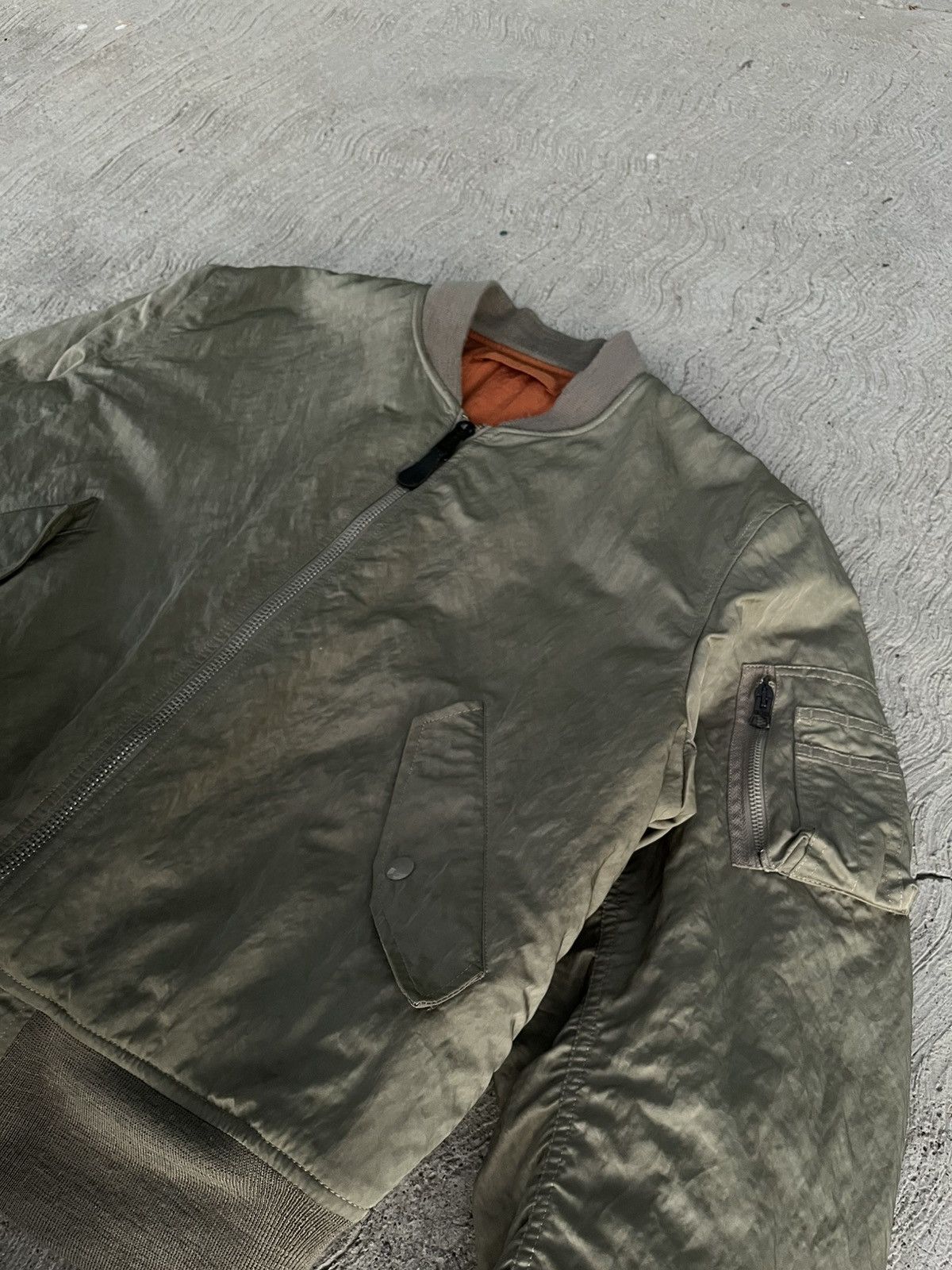 Alpha Industries Alpha Industries Vintage MA-1 Reversible Bomber Jacket Size US L / EU 52-54 / 3 - 3 Thumbnail