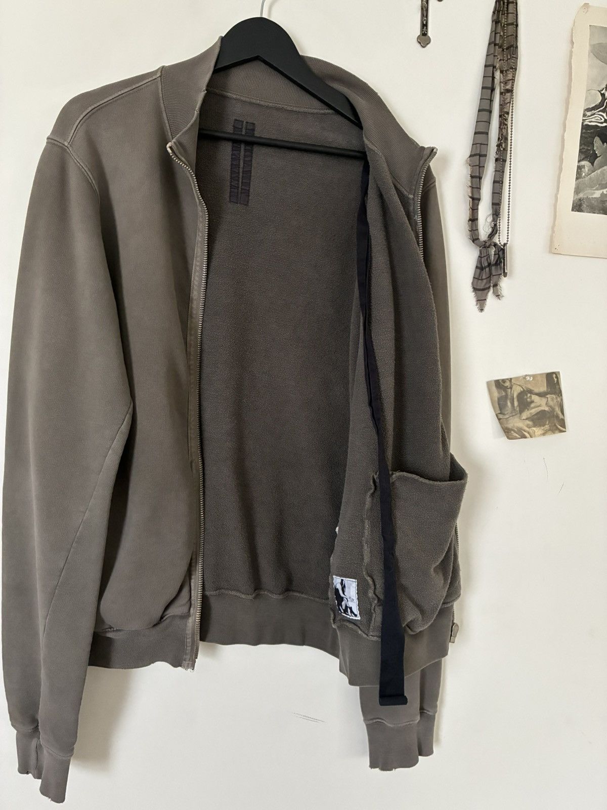 Rick Owens Drkshdw Rick Owens DRKSHDW 2011 Zip Up Track Jacket Size US L / EU 52-54 / 3 - 6 Thumbnail