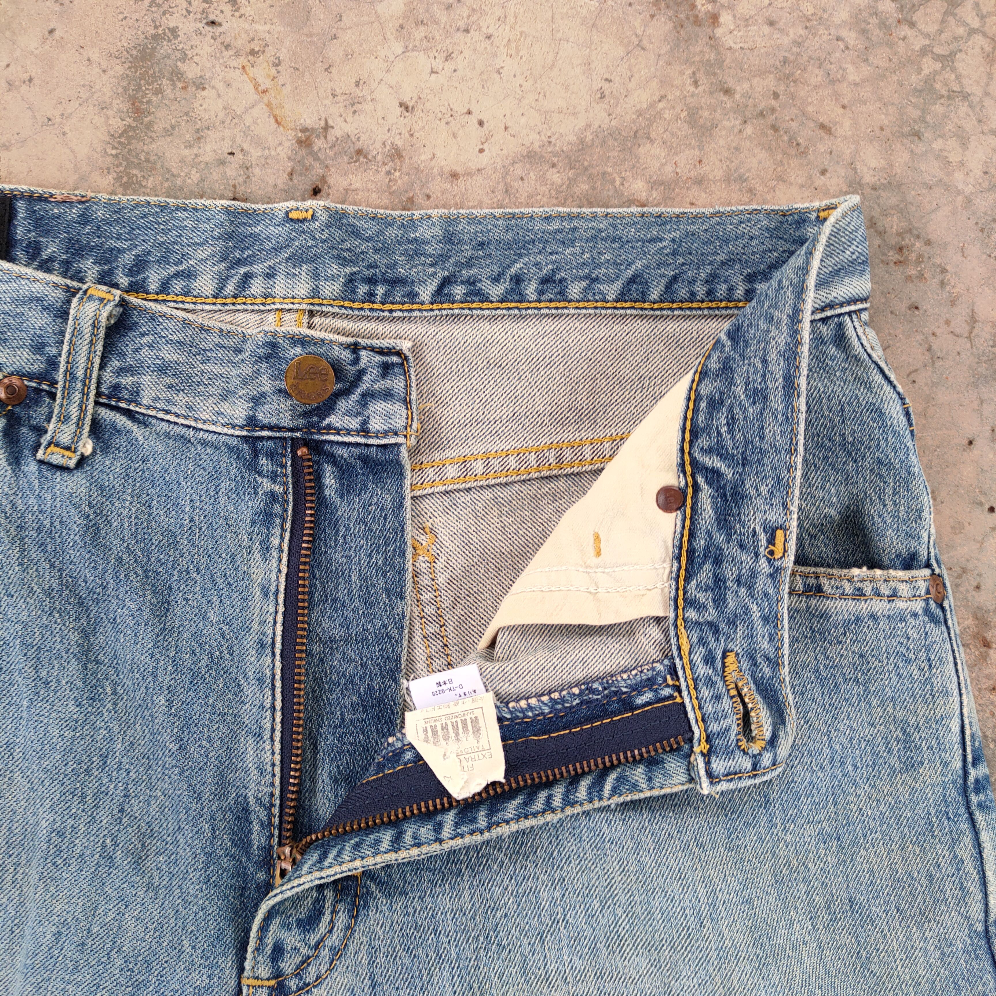 Lee FLARE VINTAGE LEE RIDERS FADED DISTRESSED DENIM JEANS PANTS Size US 32 / EU 48 - 10 Thumbnail
