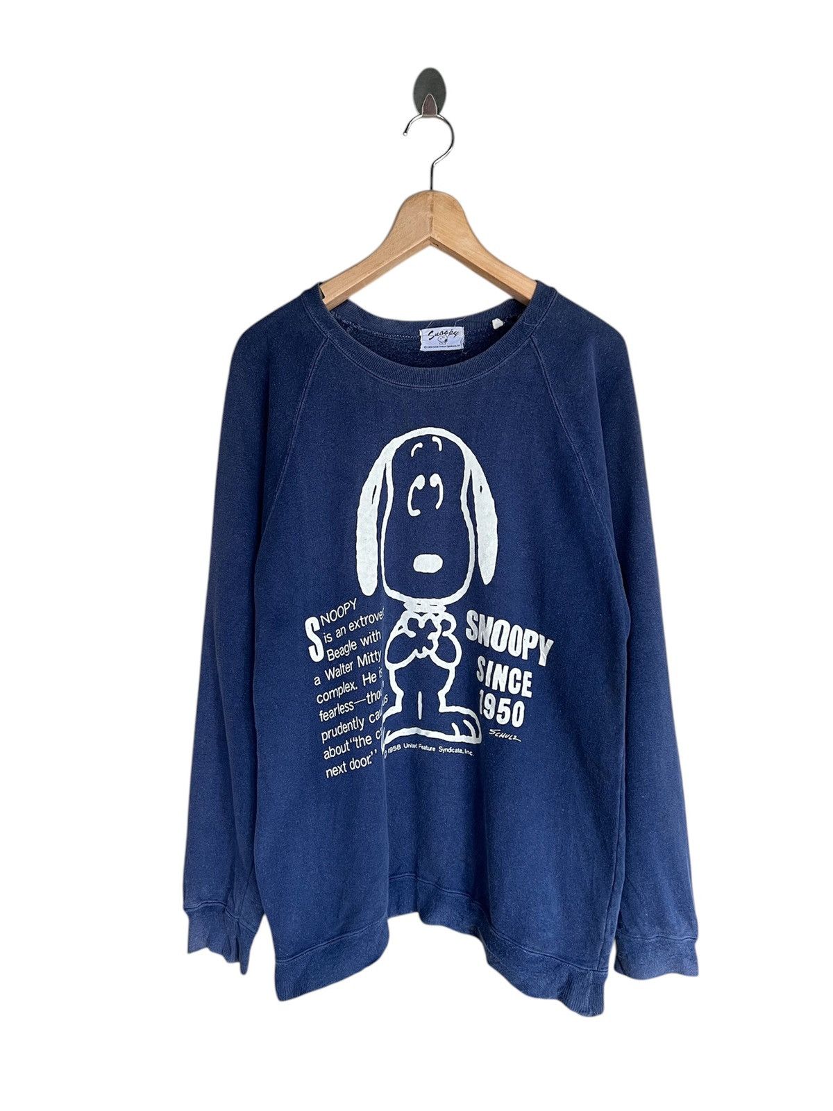 Cartoon Network × Peanuts × Vintage Vintage Snoopy Peanuts Cartoon Sweatshirt Size US S / EU 44-46 / 1 - 1 Thumbnail