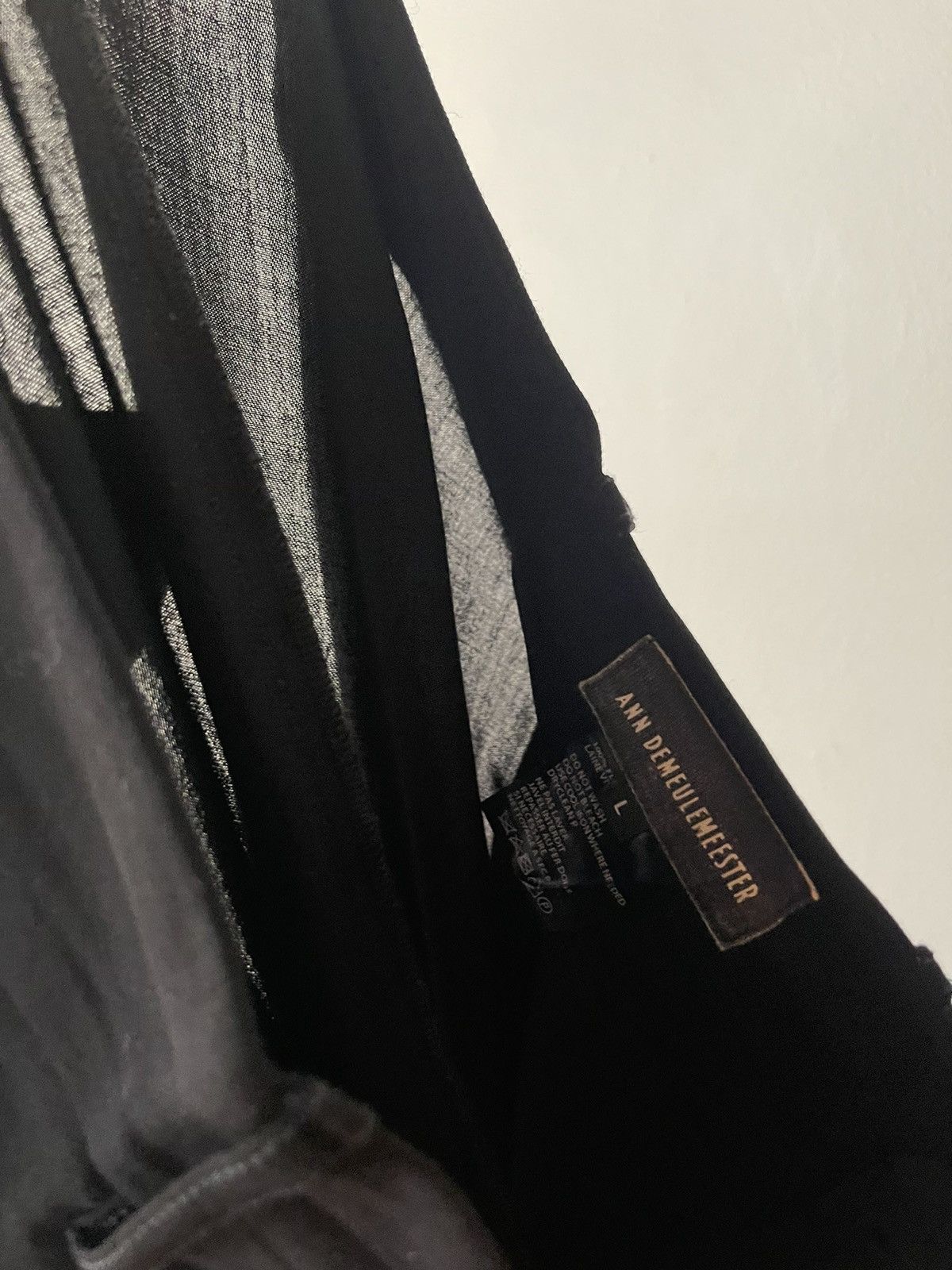 Ann Demeulemeester Wool bondage strap trousers Size US 33 - 6 Thumbnail