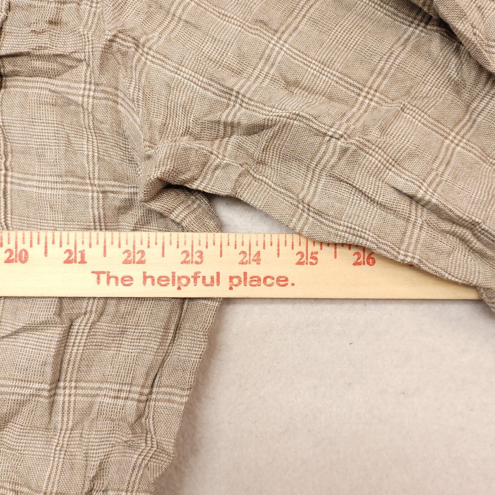 Cremieux Cremieux Classics Tartan Flannel Shirt Mens Size XL Beige Size US XL / EU 56 / 4 - 9 Thumbnail