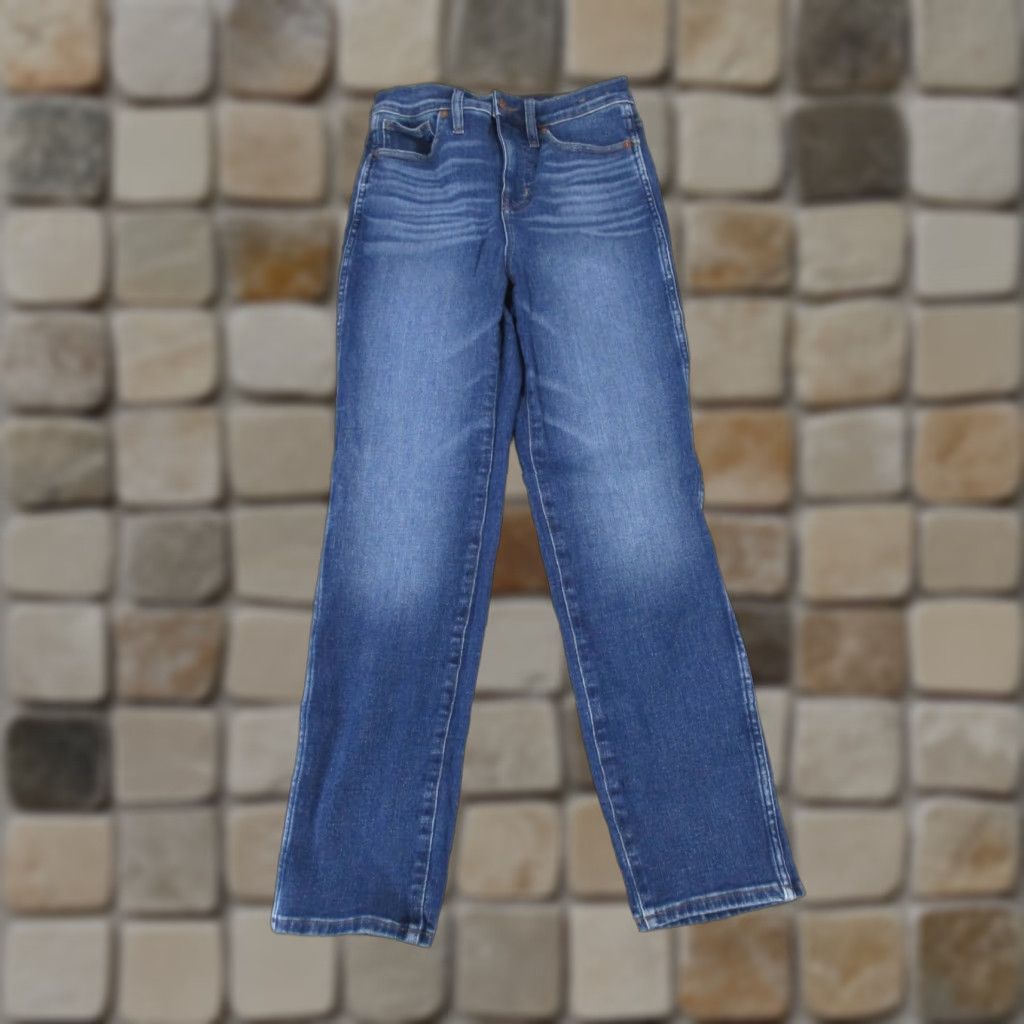 Madewell Madewell Jeans Womens 26 Stovepipe Dark Wash Denim Size 26" / US 2 / IT 38 - 1 Thumbnail