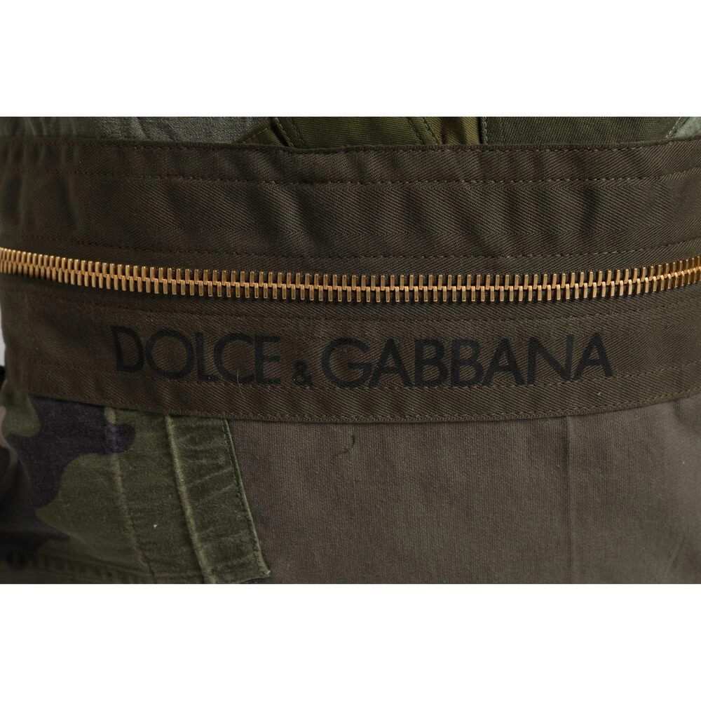 Dolce & Gabbana Dolce & Gabbana Military Green Patchwork Rucksack Backpack B Size ONE SIZE - 3 Thumbnail