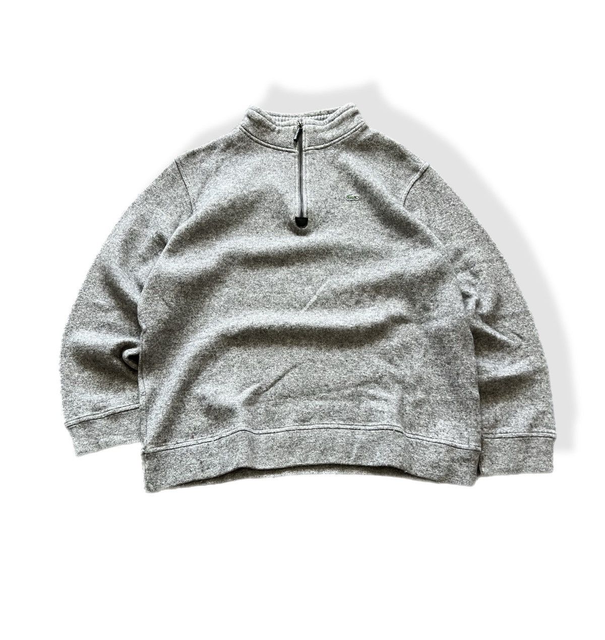 Lacoste Lacoste Jumper 1/4 Zip Sweater Pullover Grey Casual classic Size US XXL / EU 58 / 5 - 1 Thumbnail
