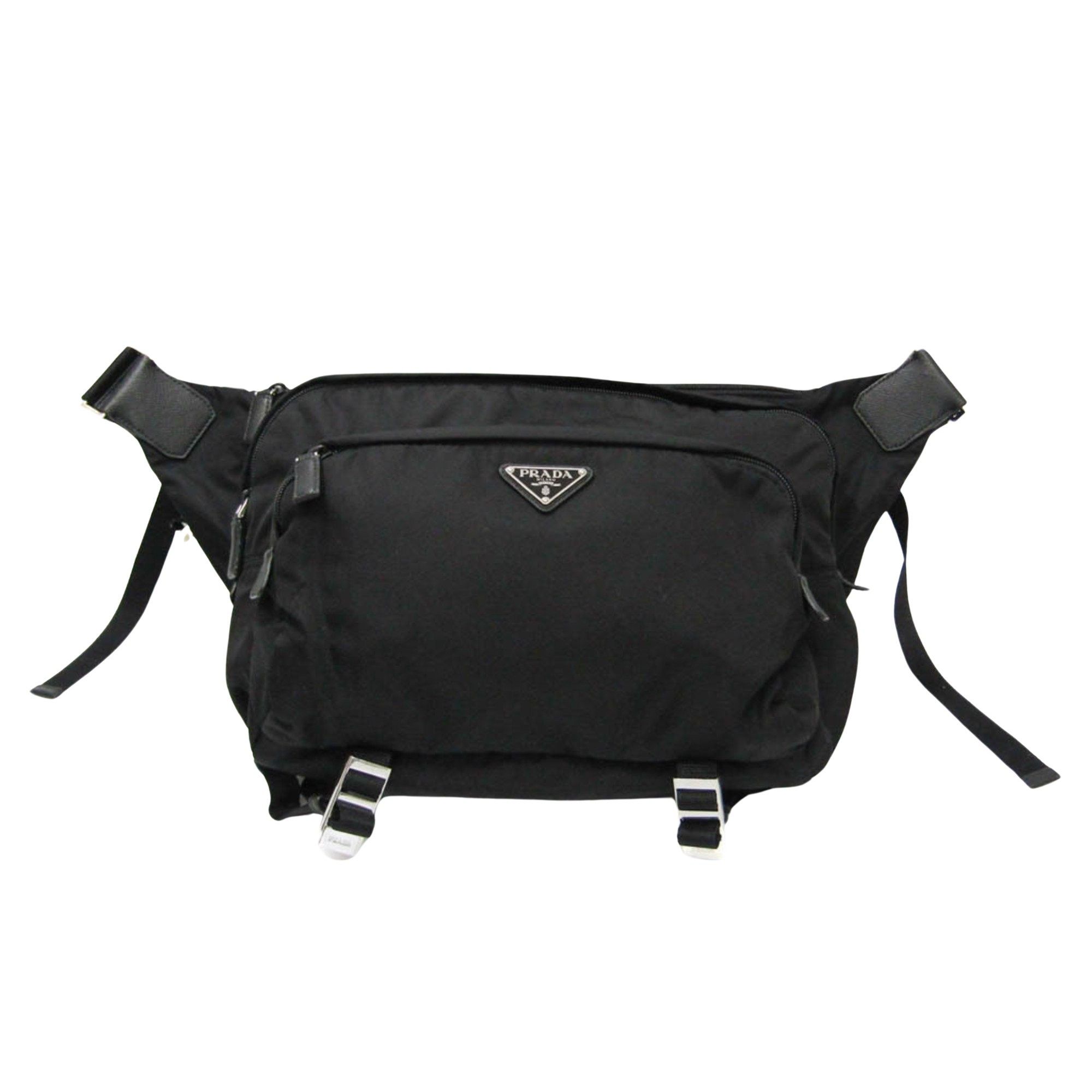 image of Prada Tessuto Shopper in Black, Men's