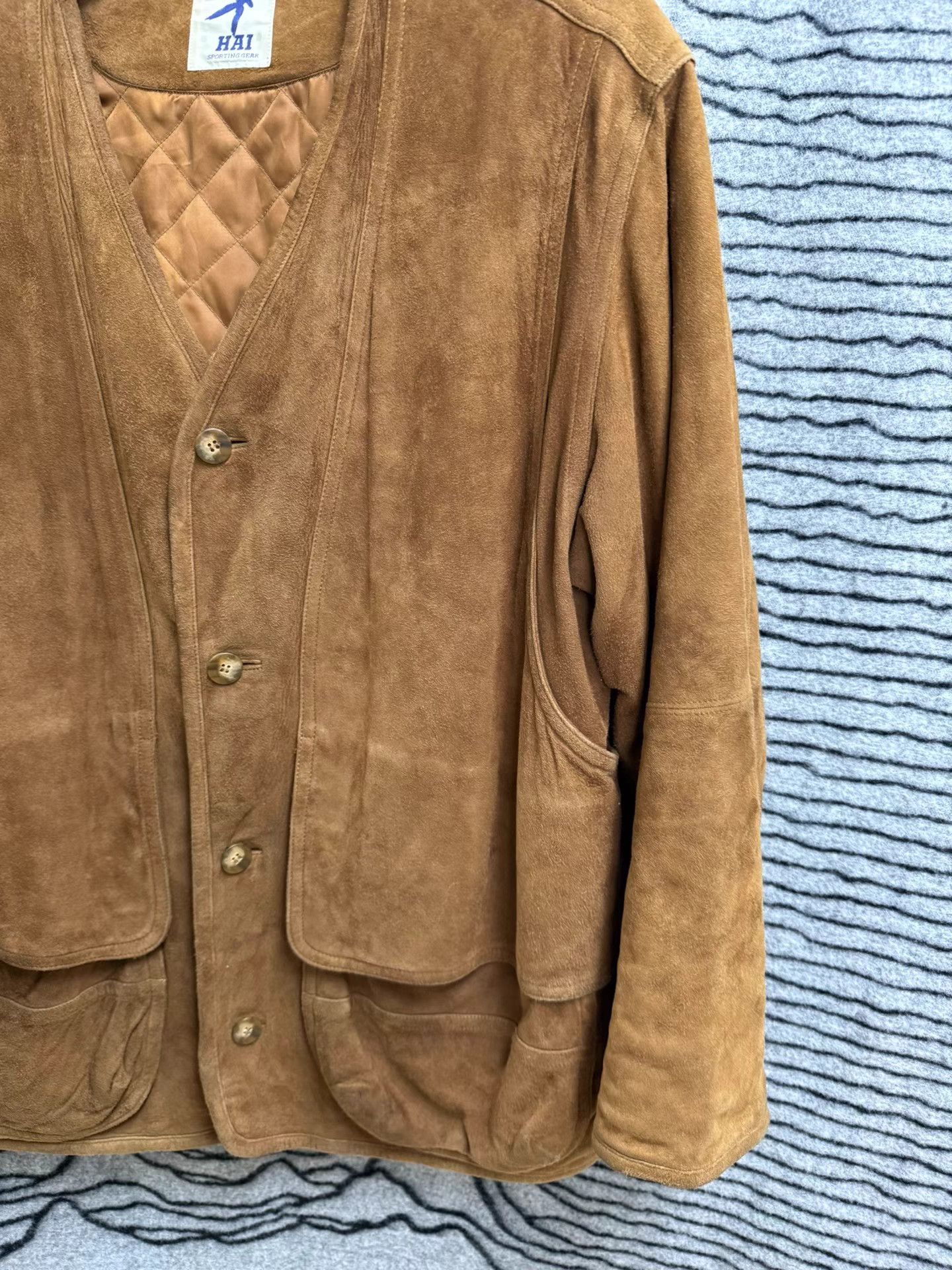 Issey Miyake ISSEY MIYAKE HAI SPORT Sheepskin Kimono Jacket K20 Size US XL / EU 56 / 4 - 3 Thumbnail