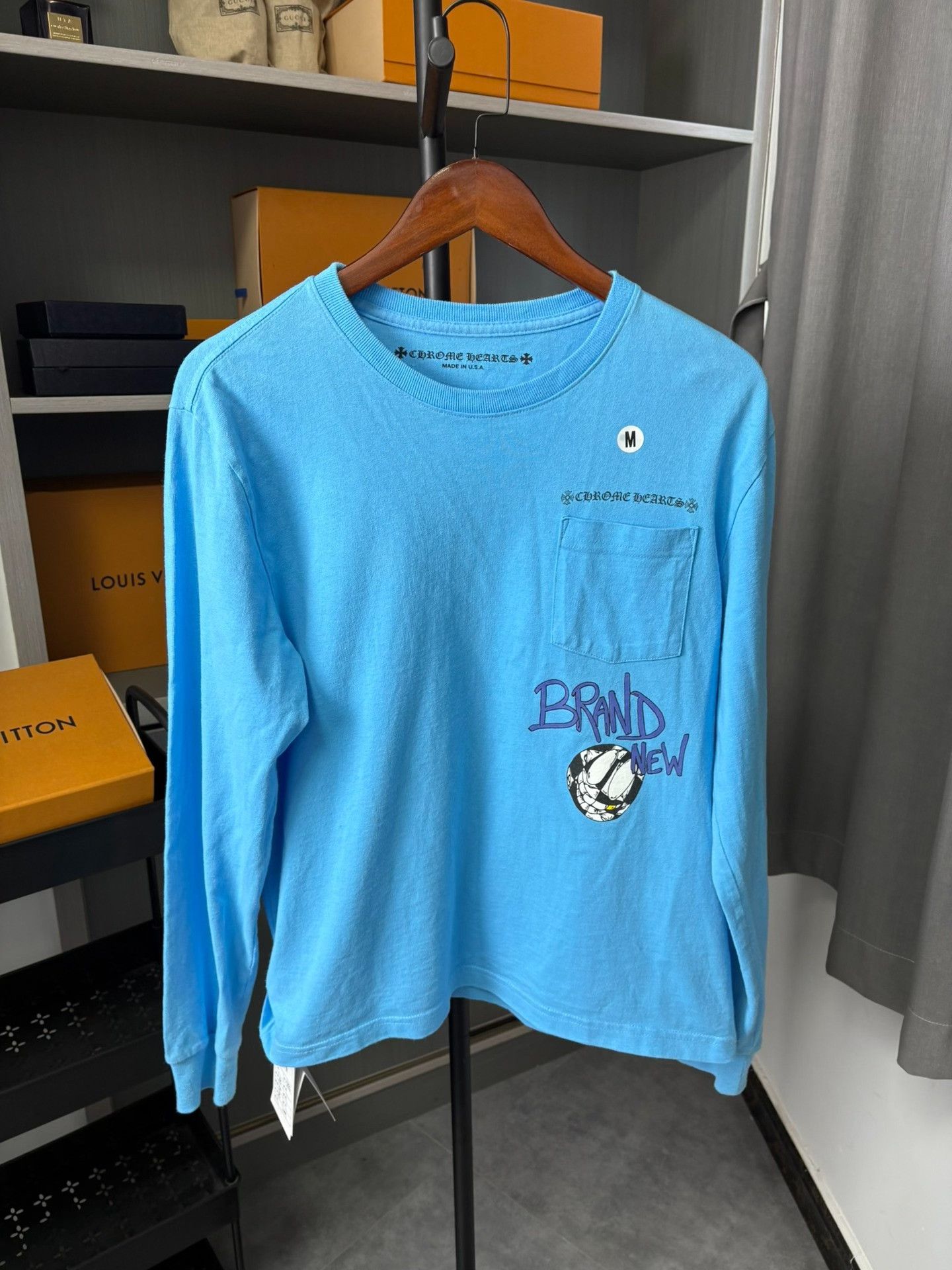 Chrome Hearts Chrome Hearts Blue T-Shirt M Men Size US M / EU 48-50 / 2 - 1 Thumbnail