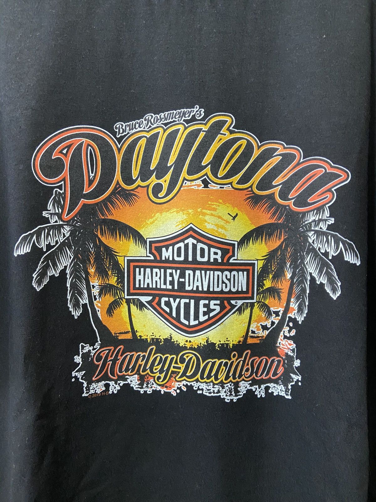 Harley Davidson Harley Davidson Daytona Beach T-Shirt Bruce Rossmeyer's Size US XL / EU 56 / 4 - 2 Thumbnail