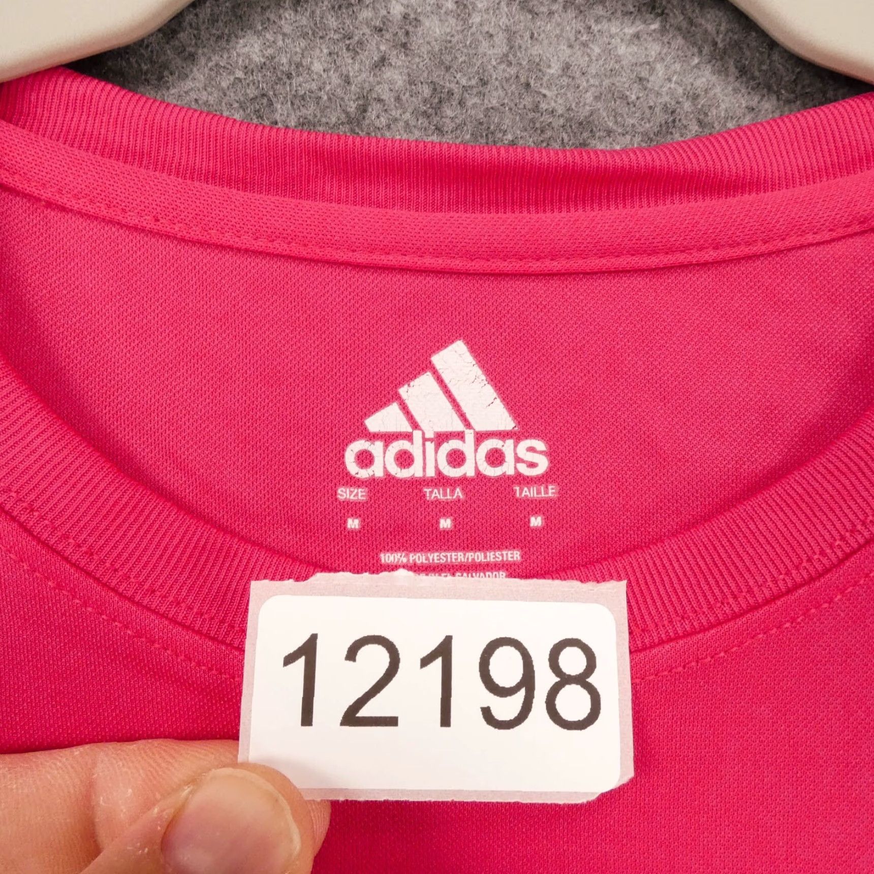Adidas Adidas Shirt Womens Medium Short Sleeve Pullover Tee Pink Logo Ladies Size M / US 6-8 / IT 42-44 - 7 Thumbnail