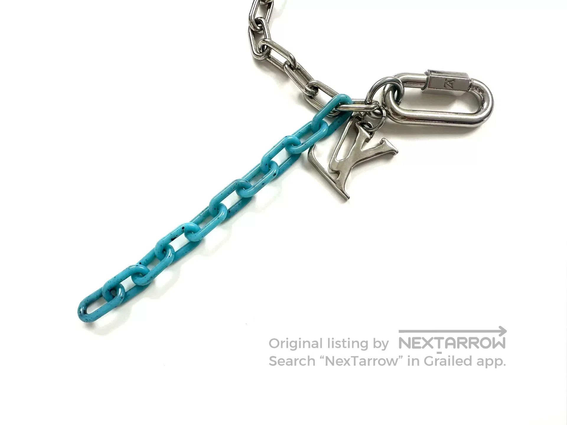 Louis Vuitton Louis Vuitton Turquoise Pant Chain. Size ONE SIZE - 3 Thumbnail