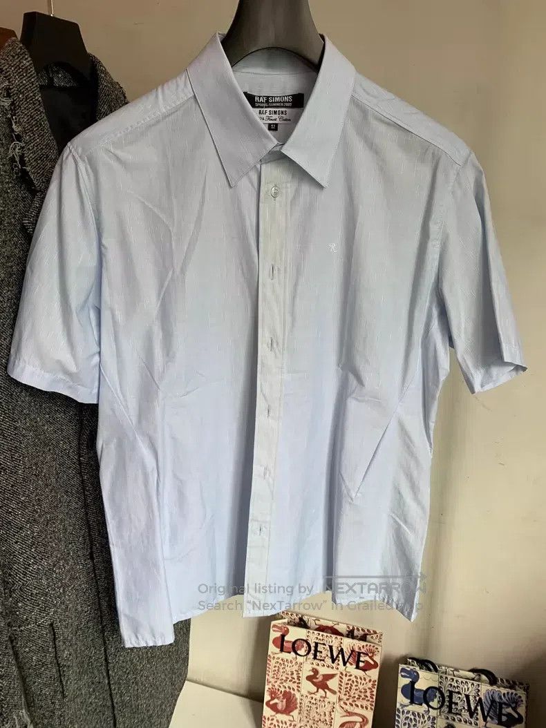 Raf Simons Raf Simons SS09 small R flat shirt Size US L / EU 52-54 / 3 - 1 Thumbnail