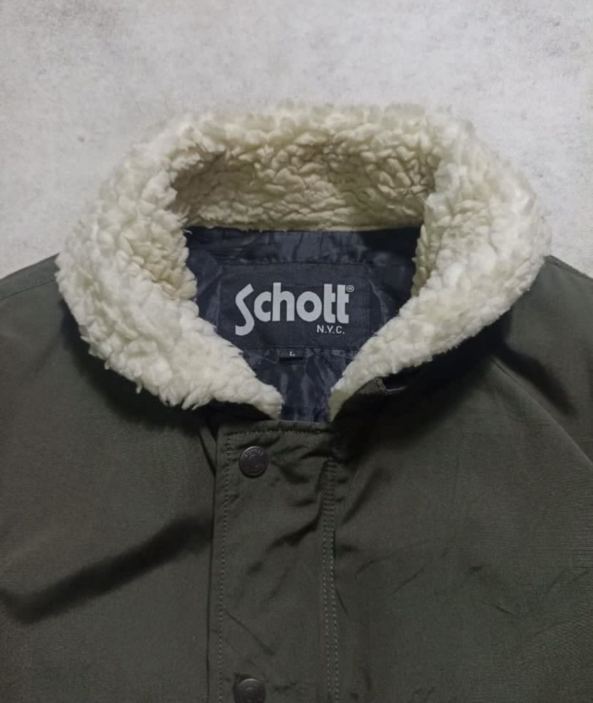 Schott Vintage Schott Fur Parka Jacket Size US L / EU 52-54 / 3 - 2 Thumbnail