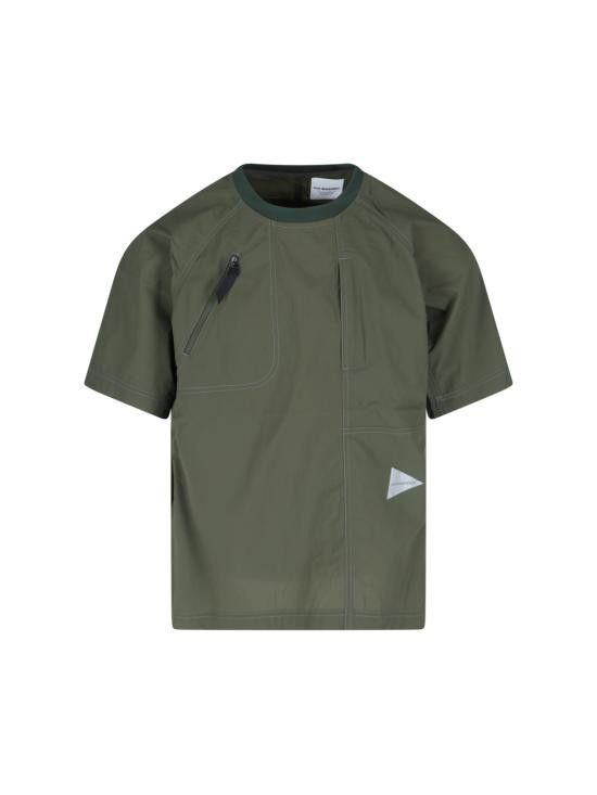 And Wander AND WANDER Men T-Shirts 5745154022 181 Green Size US M / EU 48-50 / 2 - 1 Thumbnail