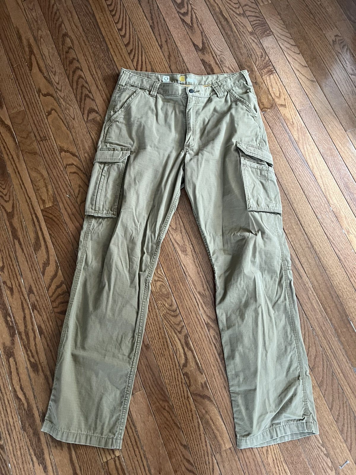Carhartt Vintage Carhartt Cargo Ripstops Beige 36x34 Relaxed Size US 36 / EU 52 - 1 Thumbnail