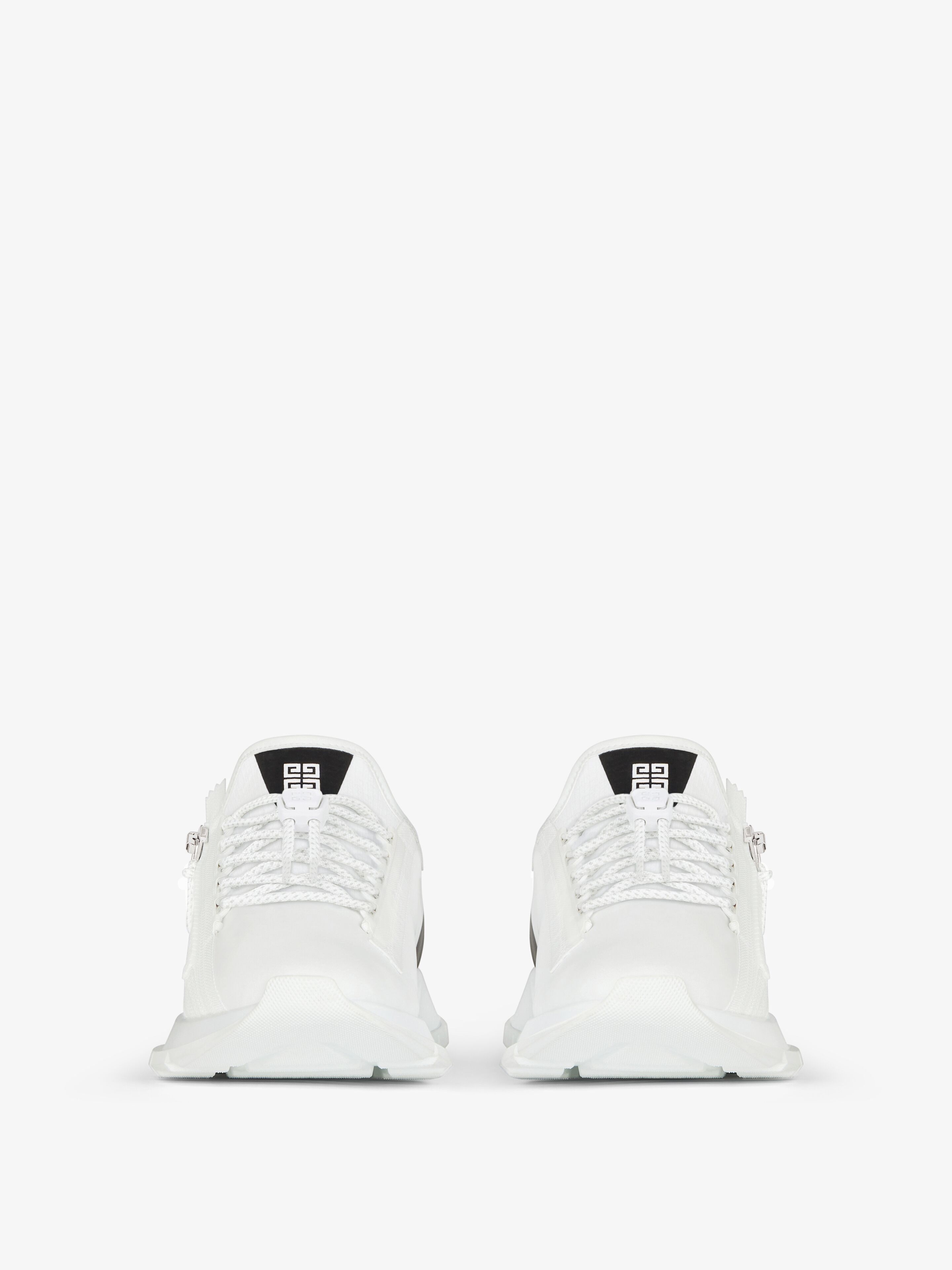 Givenchy o1srvl11e0125 Zip Runner Sneakers in White Size US 12 / EU 45 - 2 Thumbnail