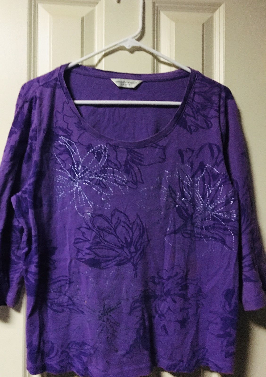 Other Christopher & Banks Women’s Top XL Petite ( Cheat 43 Inches) Size XL / US 12-14 / IT 48-50 - 5 Thumbnail