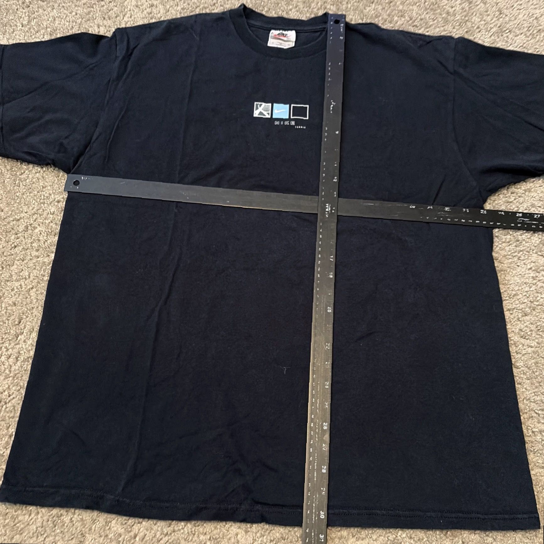 Nike VINTAGE Nike Court Tennis Athletics Black T-Shirt XL USA Mens XL Black USA 90s Size US XL / EU 56 / 4 - 6 Thumbnail