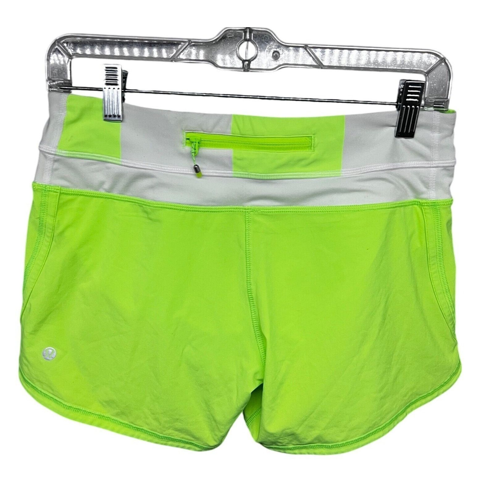Lululemon Lululemon Groovy Run Shorts Zippy Green Sz 6 Zip Pocket Size 28" / US 6 / IT 42 - 5 Thumbnail