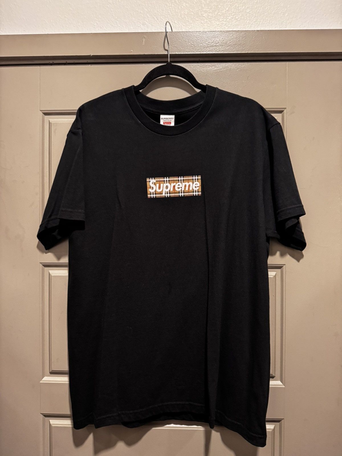Burberry × Supreme Burberry x Supreme T-Shirt | Grailed