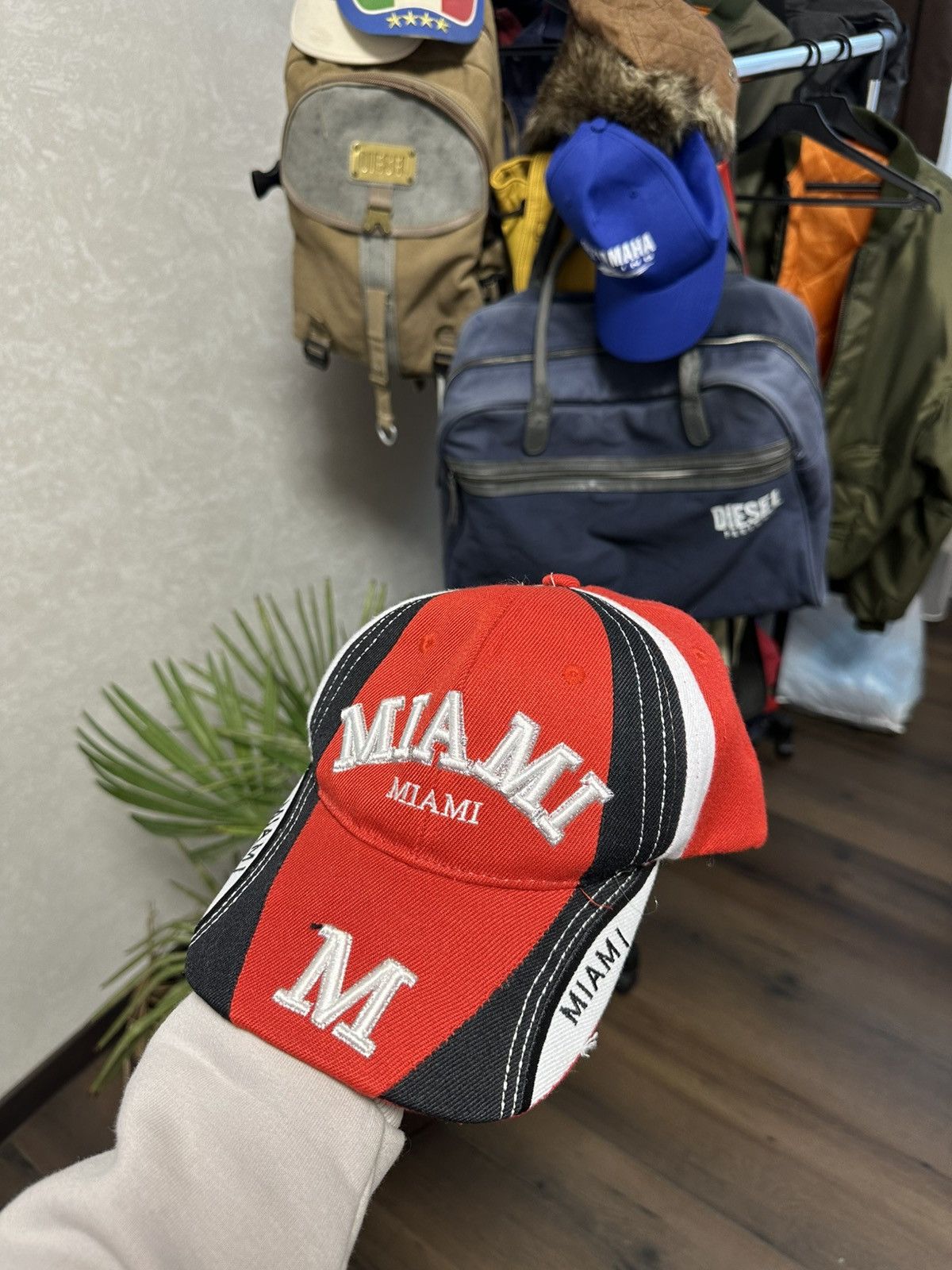 Other Vintage Miami Polo Ralph Style Red Hat Size ONE SIZE - 2 Thumbnail