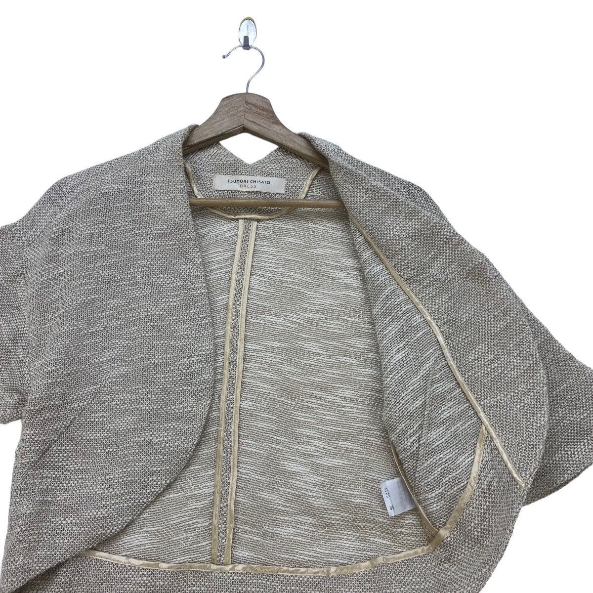 Issey Miyake × Tsumori Chisato Tsumori Chisato Dress Buttonless Mesh Cropped Jacket Size XS / US 0-2 / IT 36-38 - 6 Thumbnail