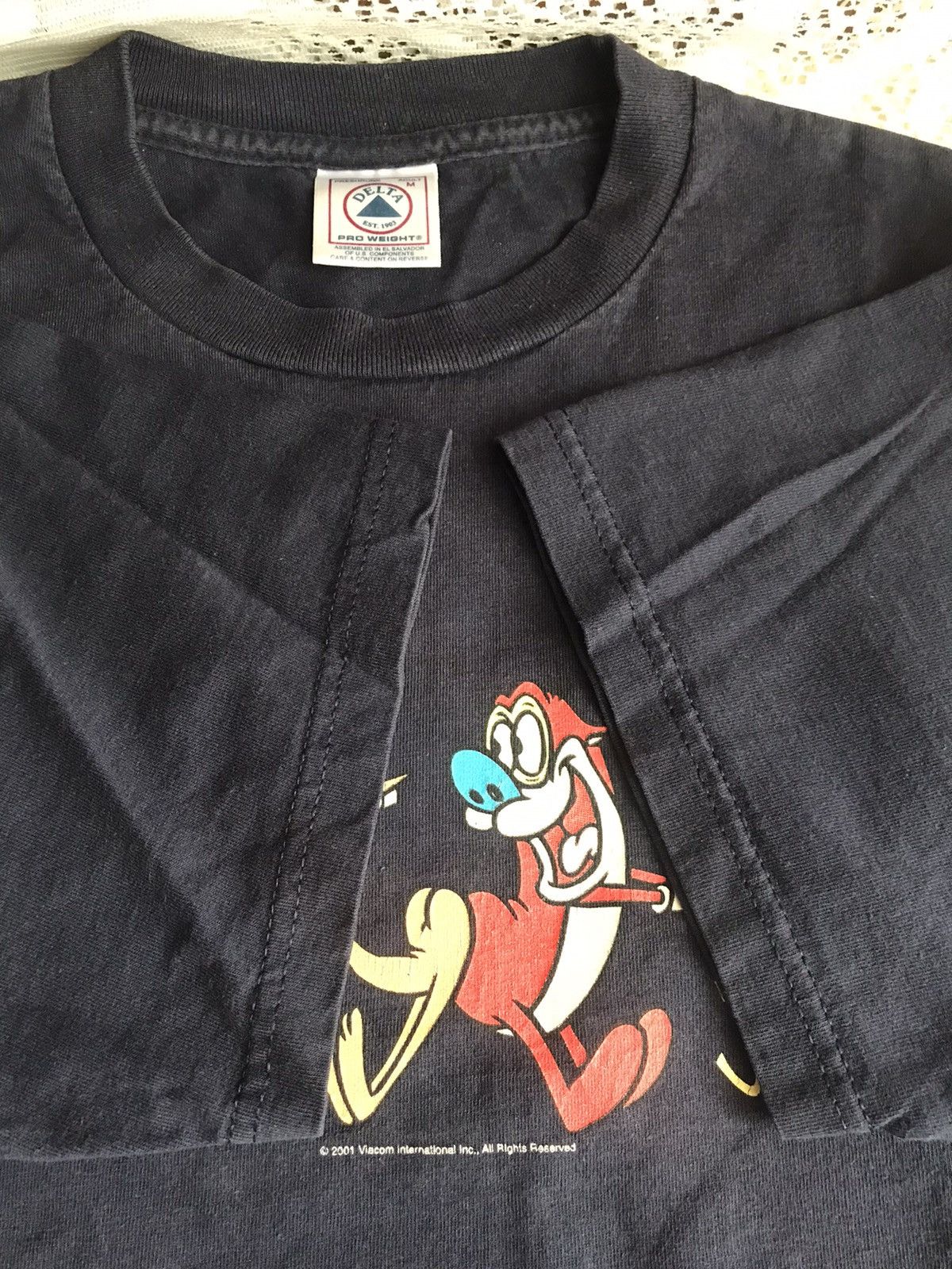 Vintage Vintage 2001 Ren & Stimpy tshirt Size US M / EU 48-50 / 2 - 4 Thumbnail