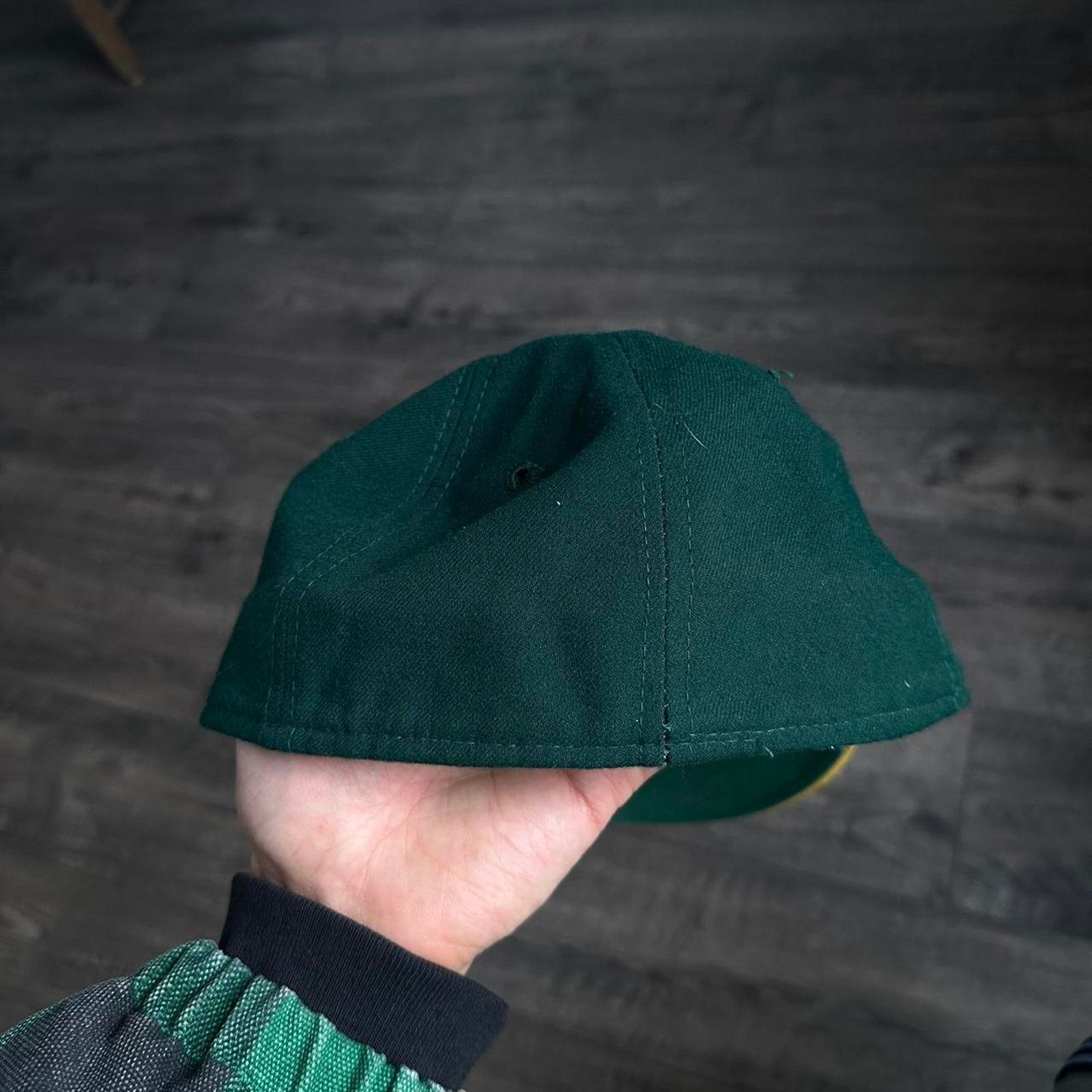 MLB × New Era × Vintage Vintage 70s Wool New Era Oakland A’s Baseball Fitted Cap Hat Size ONE SIZE - 6 Thumbnail
