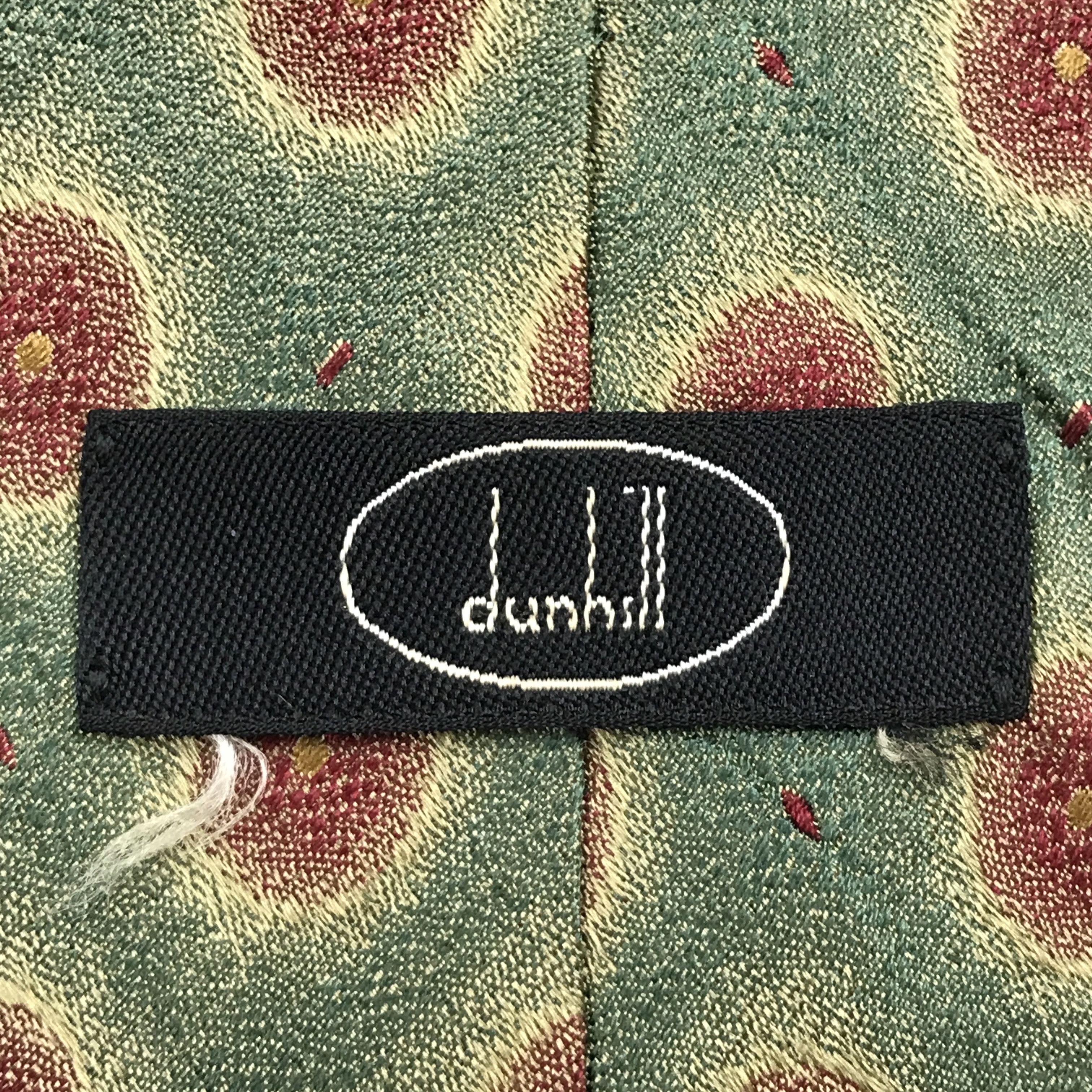 Alfred Dunhill × Designer × Vintage Vintage Dunhill Silk Necktie Size ONE SIZE - 8 Thumbnail