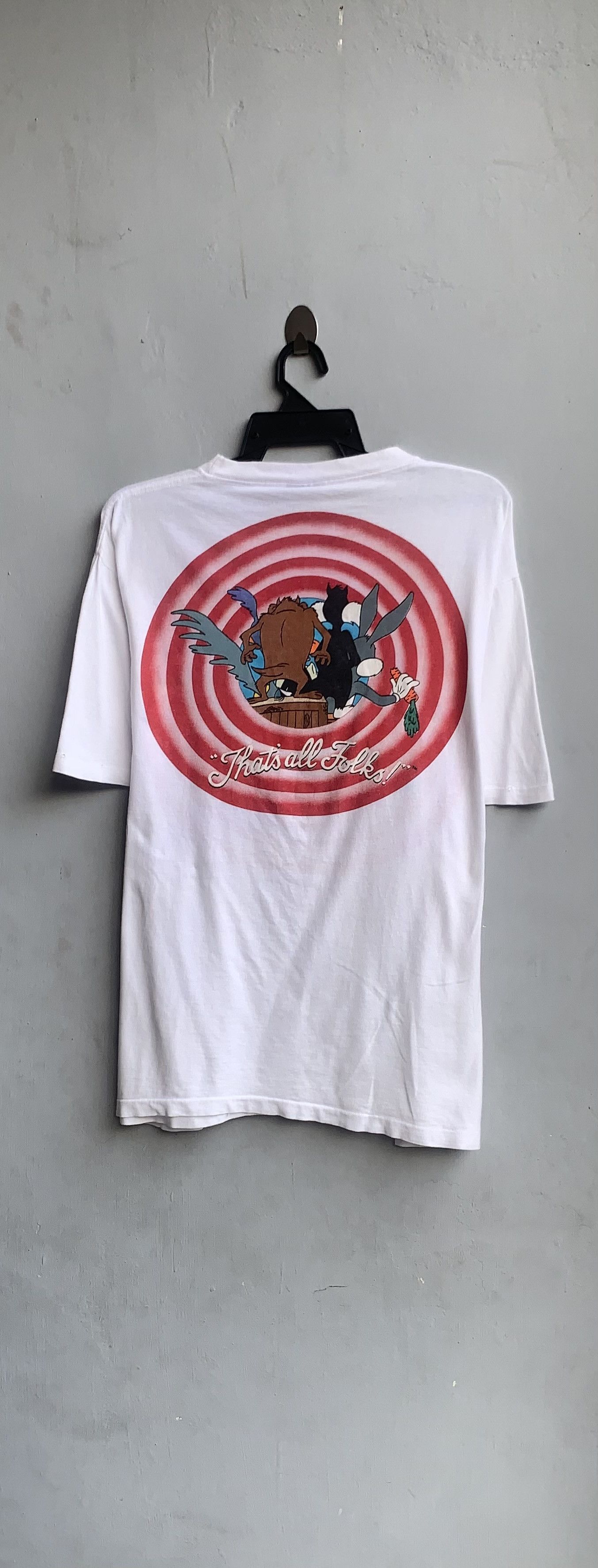 Changes Taz Looney Tunes 1989's Changes Vintage T-Shirt Size US XL / EU 56 / 4 - 2 Thumbnail