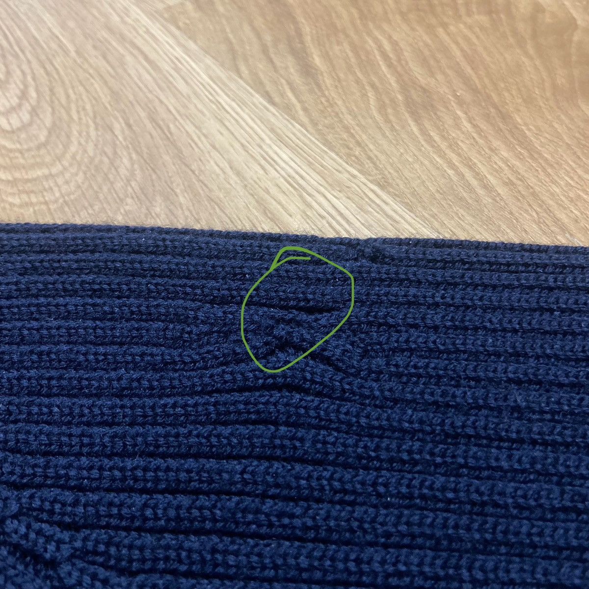 Prada RARE Prada Vintage Archive Hard Knit Navy Sweater High Neck Size US L / EU 52-54 / 3 - 14 Thumbnail