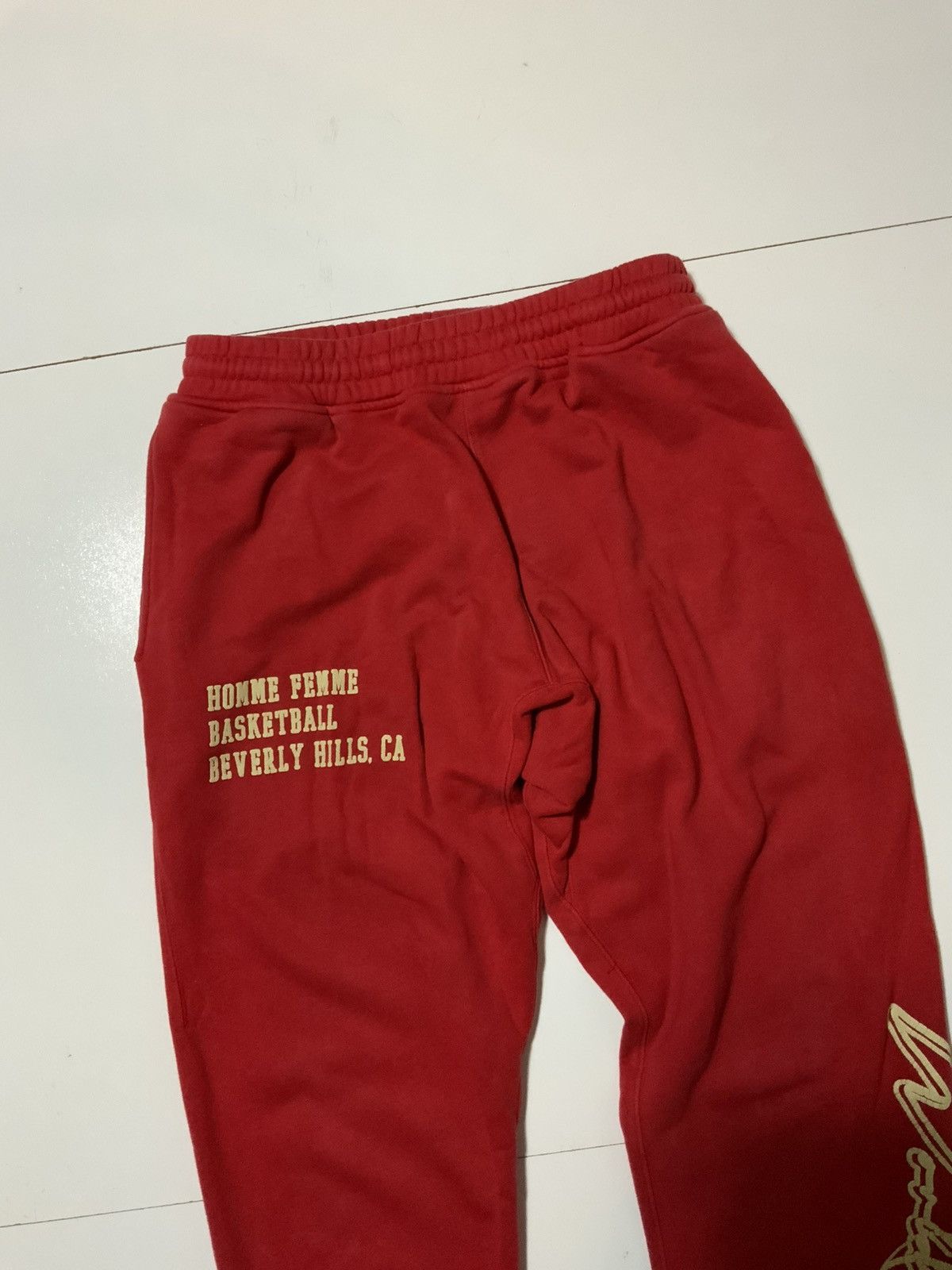 Homme + Femme La $135 Homme Femme Beverly Hills Basketball Jogger Sweatpants Size US 36 / EU 52 - 7 Thumbnail