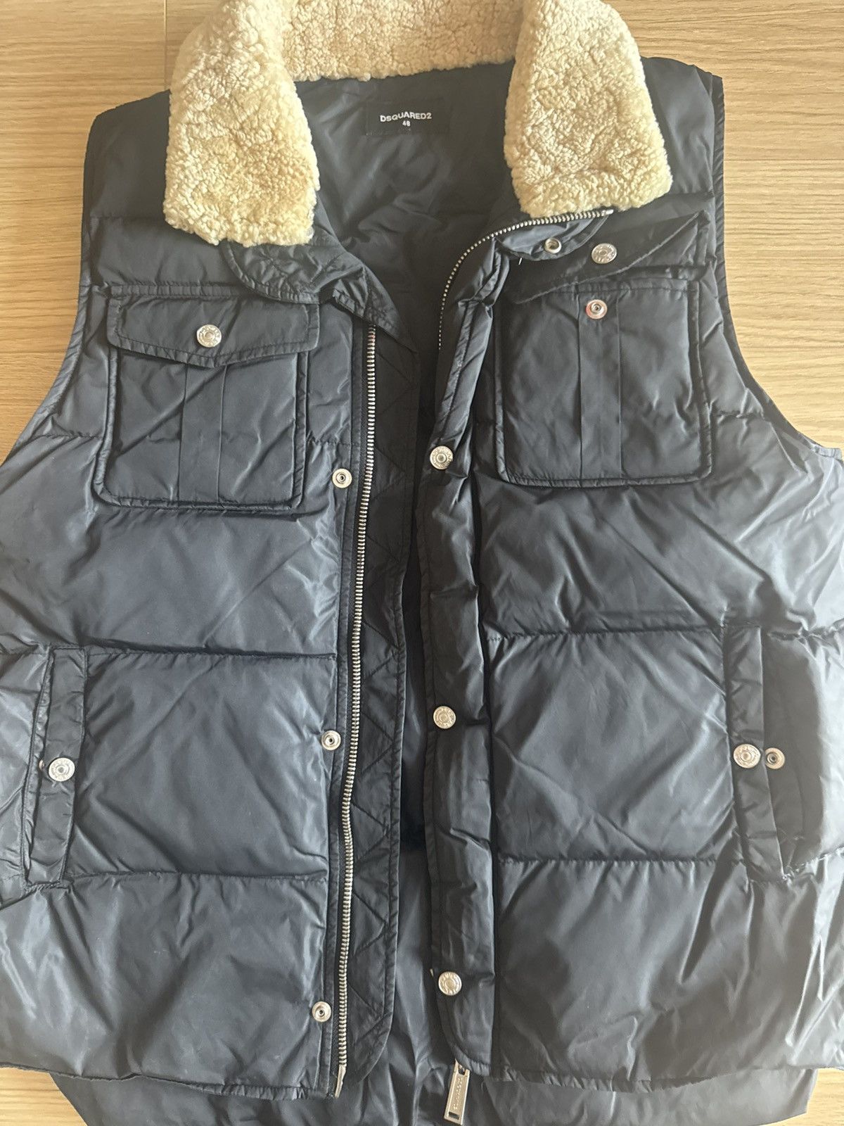 Dsquared2 Dsquared Sherpa Collar Vest Size US M / EU 48-50 / 2 - 4 Thumbnail