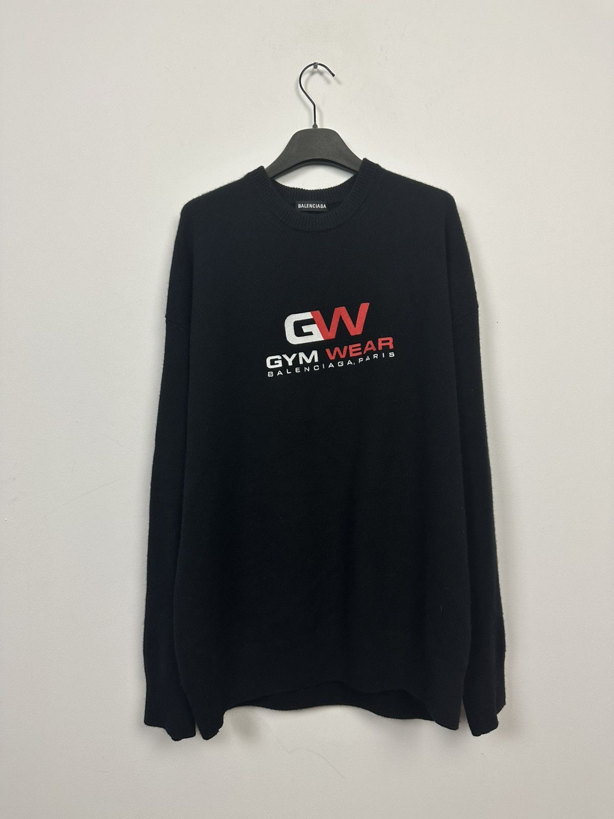 Balenciaga Cashmere Embroidered Sweater Size US M / EU 48-50 / 2 - 1 Thumbnail