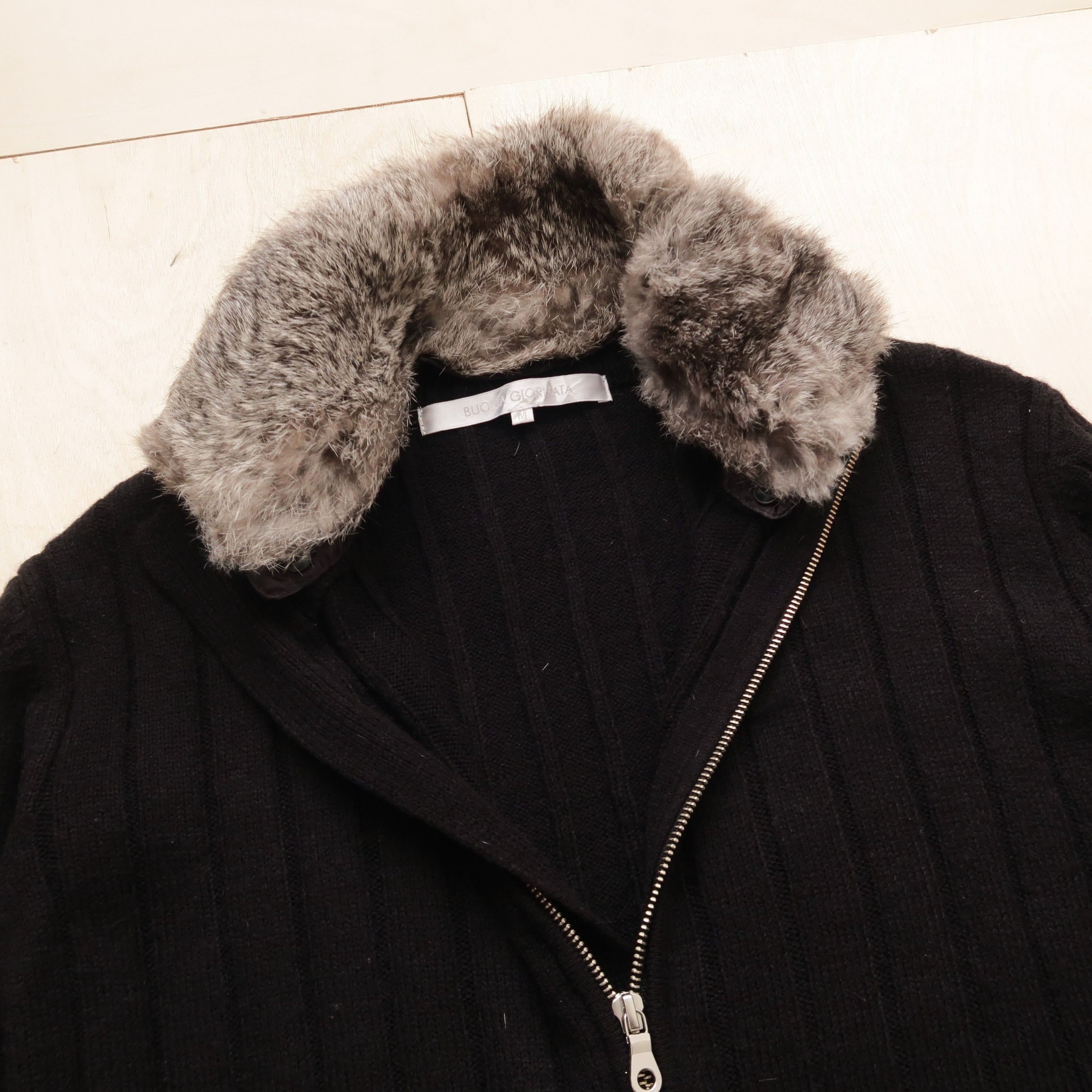 GOA 1990s GOA Buona Giornata Fur Knitwear Cable Knit Size US M / EU 48-50 / 2 - 6 Thumbnail