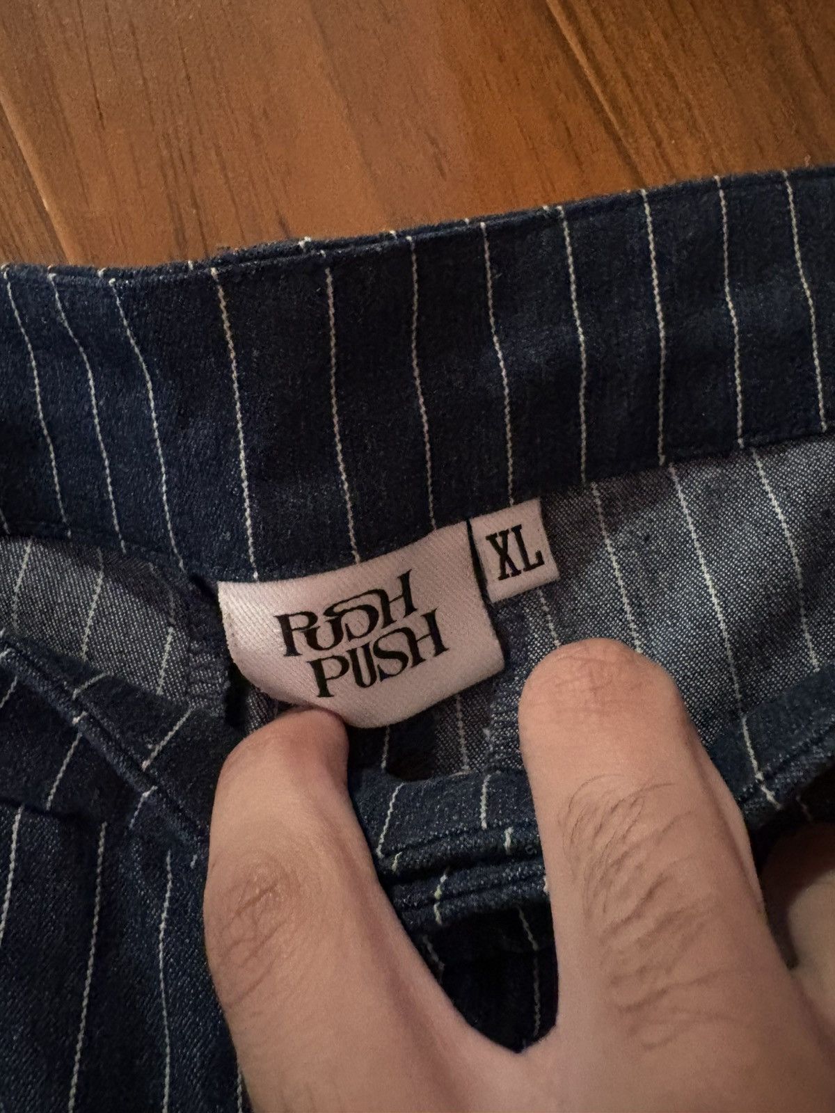 Other PUSH PUSH NAVY STRIPE BAGGY PANTS Size US 32 / EU 48 - 3 Thumbnail