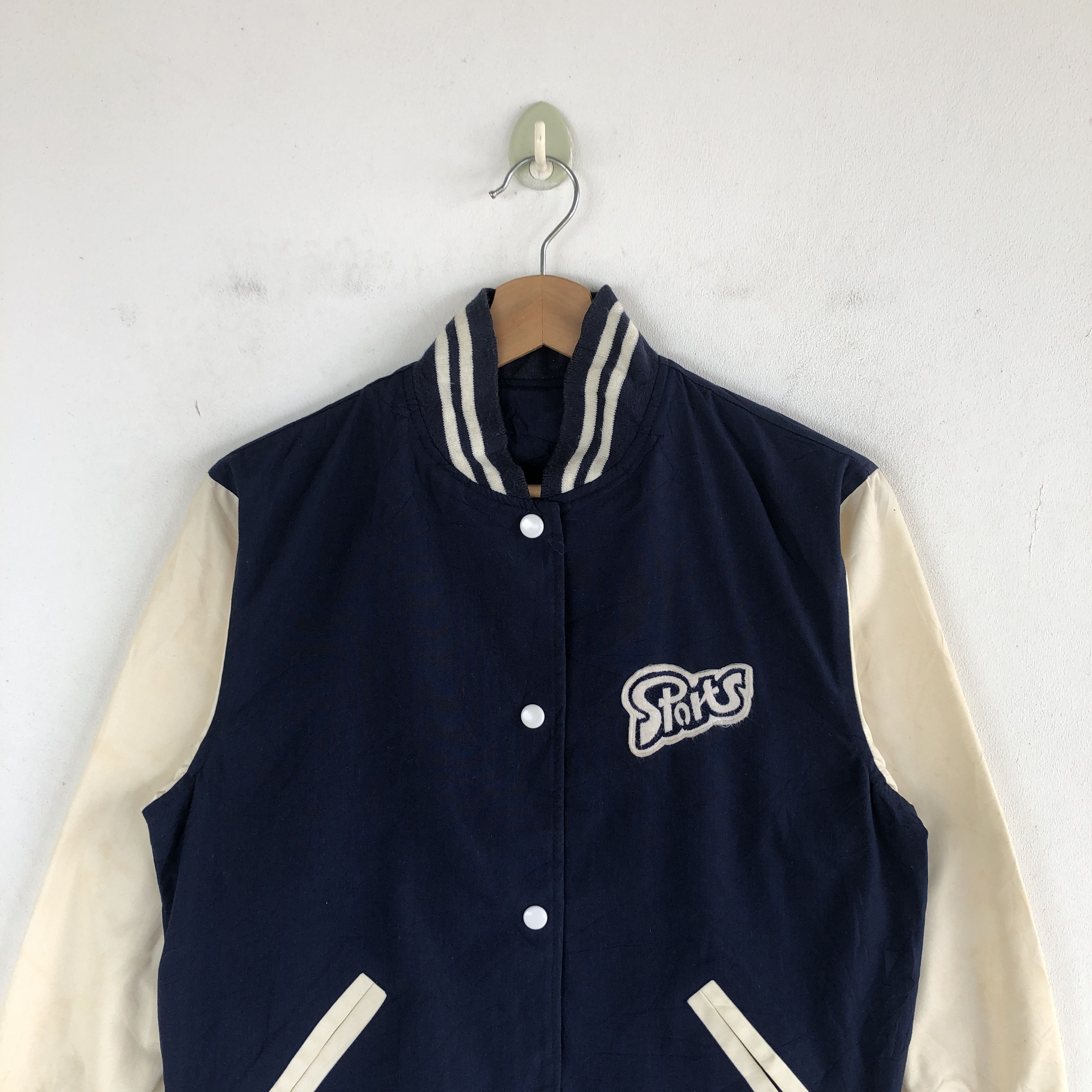 Japanese Brand × Vintage Vintage Japanese Bega Varsity Jacket Ports Wool Jackets Size S / US 4 / IT 40 - 3 Thumbnail