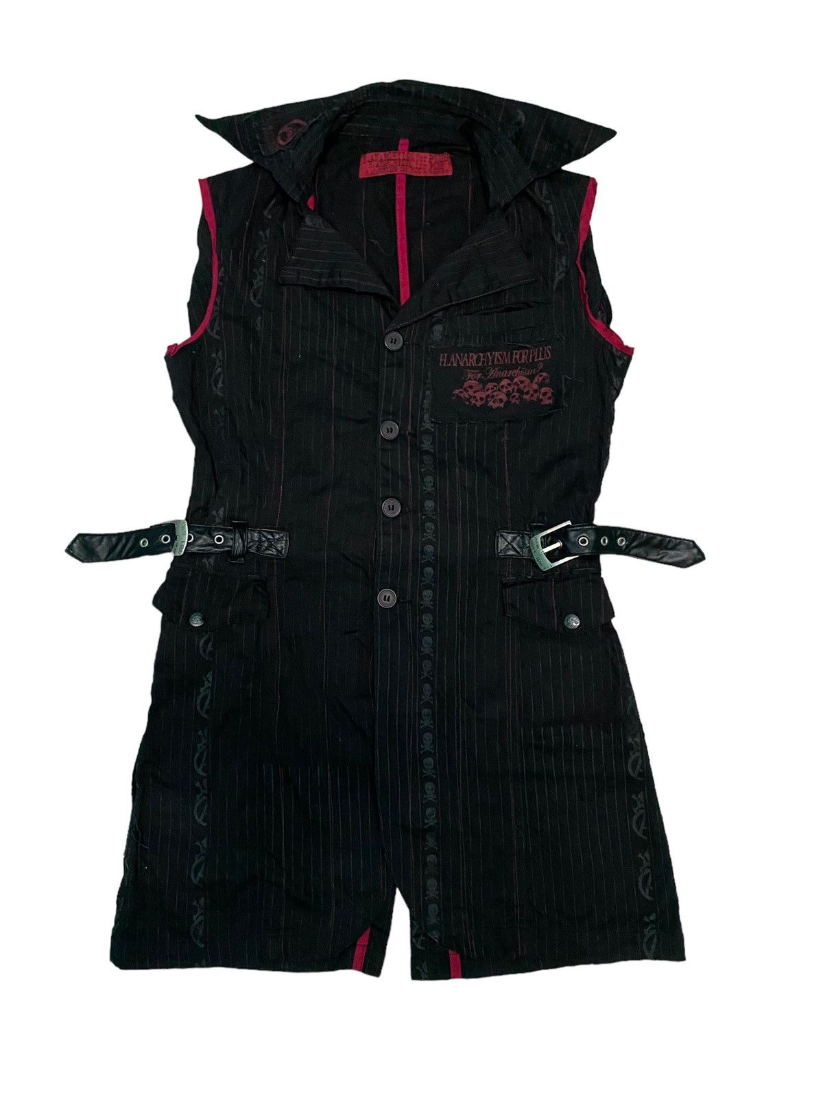 image of Archival Clothing Japanese Designer H.anarchyism For Plus Dress in Black, Women's (Size Small)