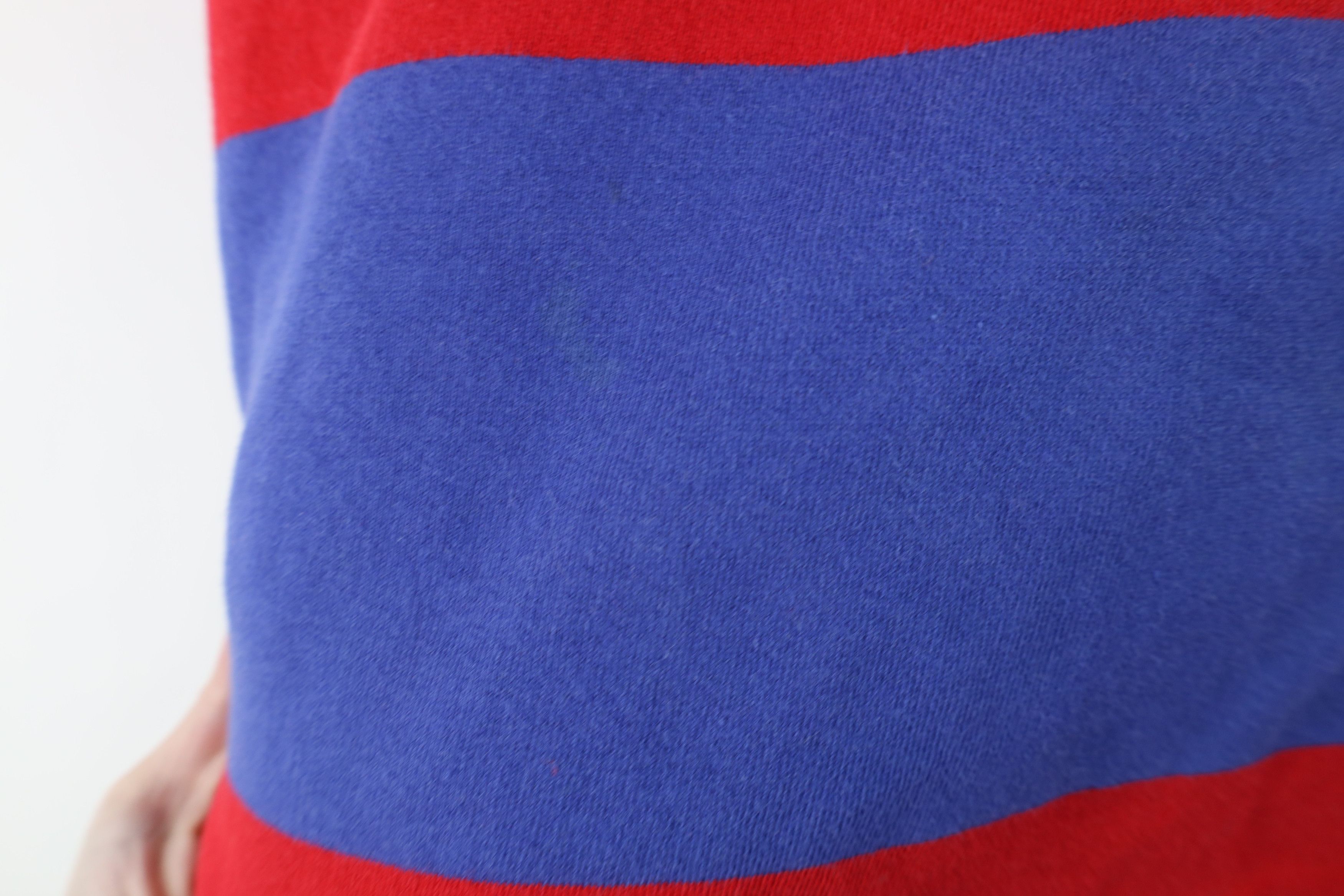 Polo Ralph Lauren Vintage 90s Ralph Lauren Striped 1/4 Half Zip Sweatshirt Size US M / EU 48-50 / 2 - 5 Thumbnail